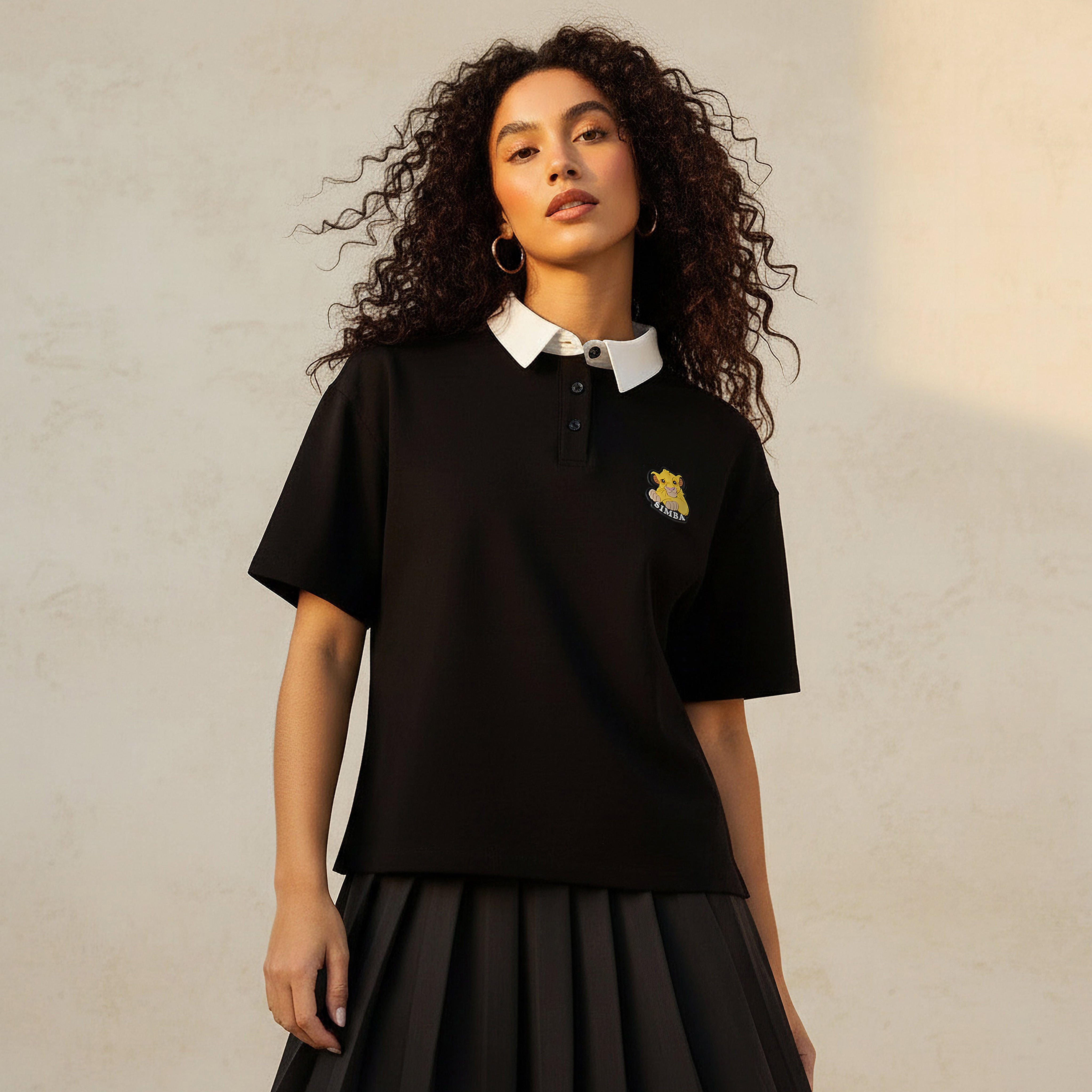 The Lion King Simba Polo T-shirt-women-clothing-tshirts-image-1