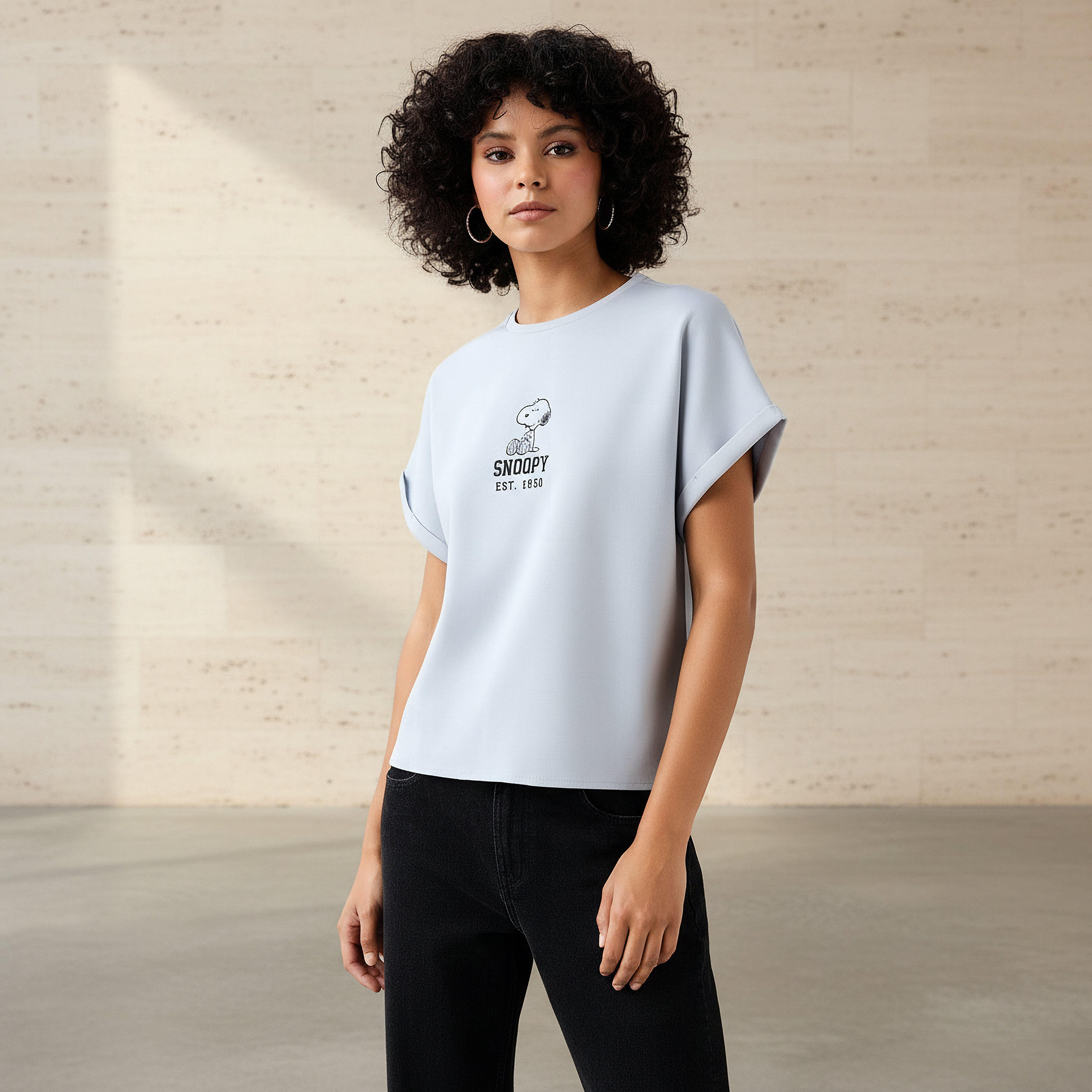 Snoopy T-shirt-women-clothing-tshirts-image-1