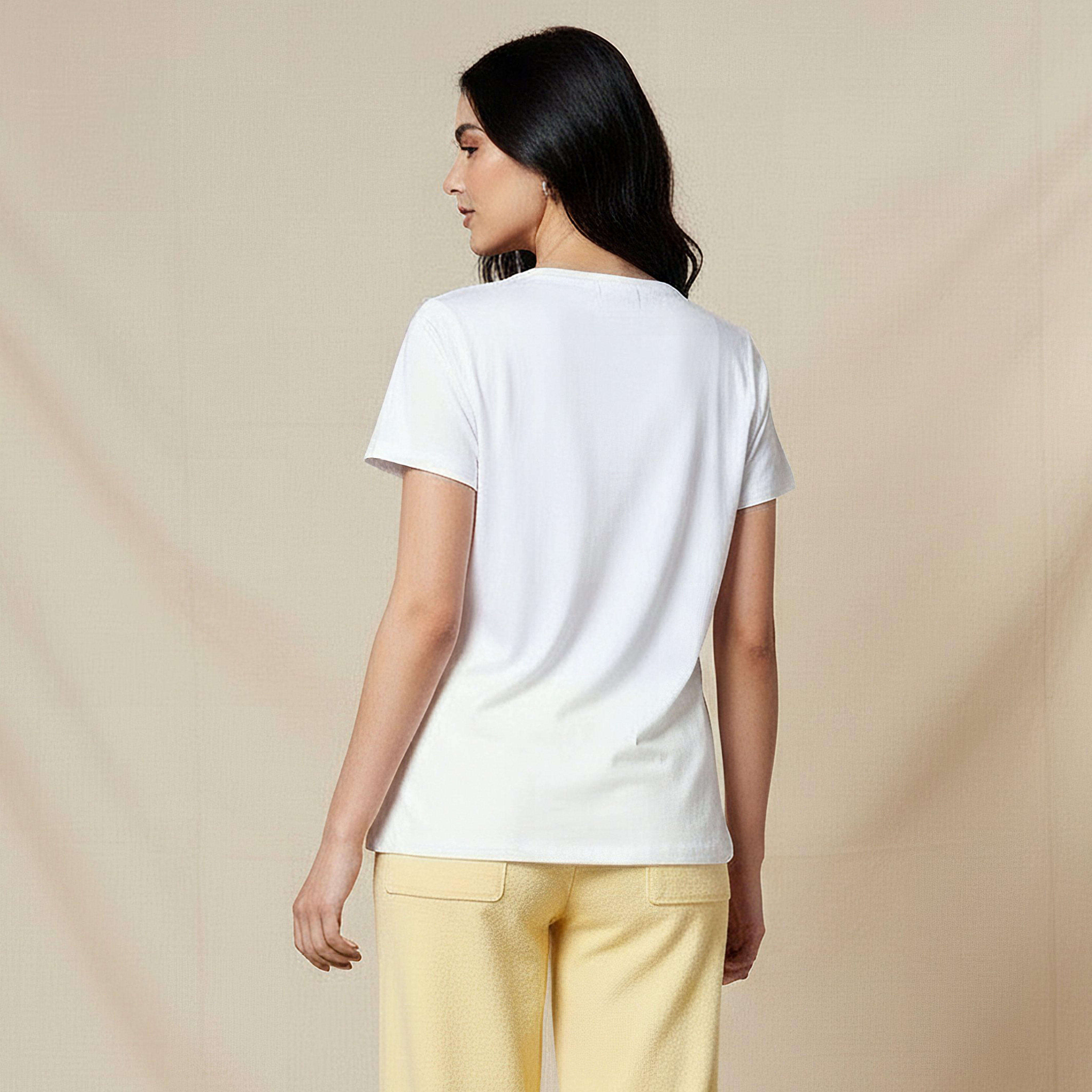 تيشيرت قطن بطبعات جارفيلد-women-clothing-tshirts-image-3