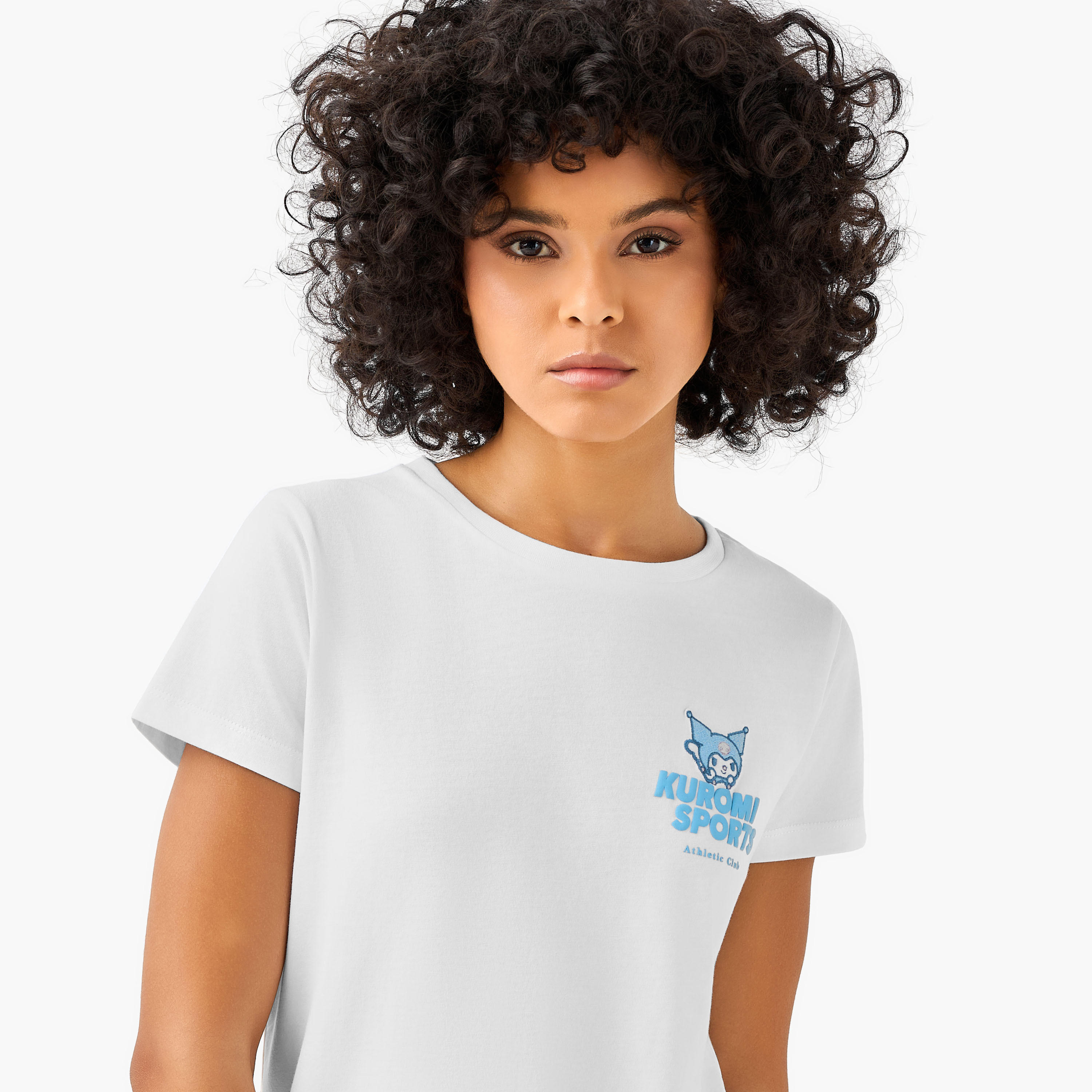 Kuromi Anime Cotton T-shirt-women-clothing-tshirts-image-5