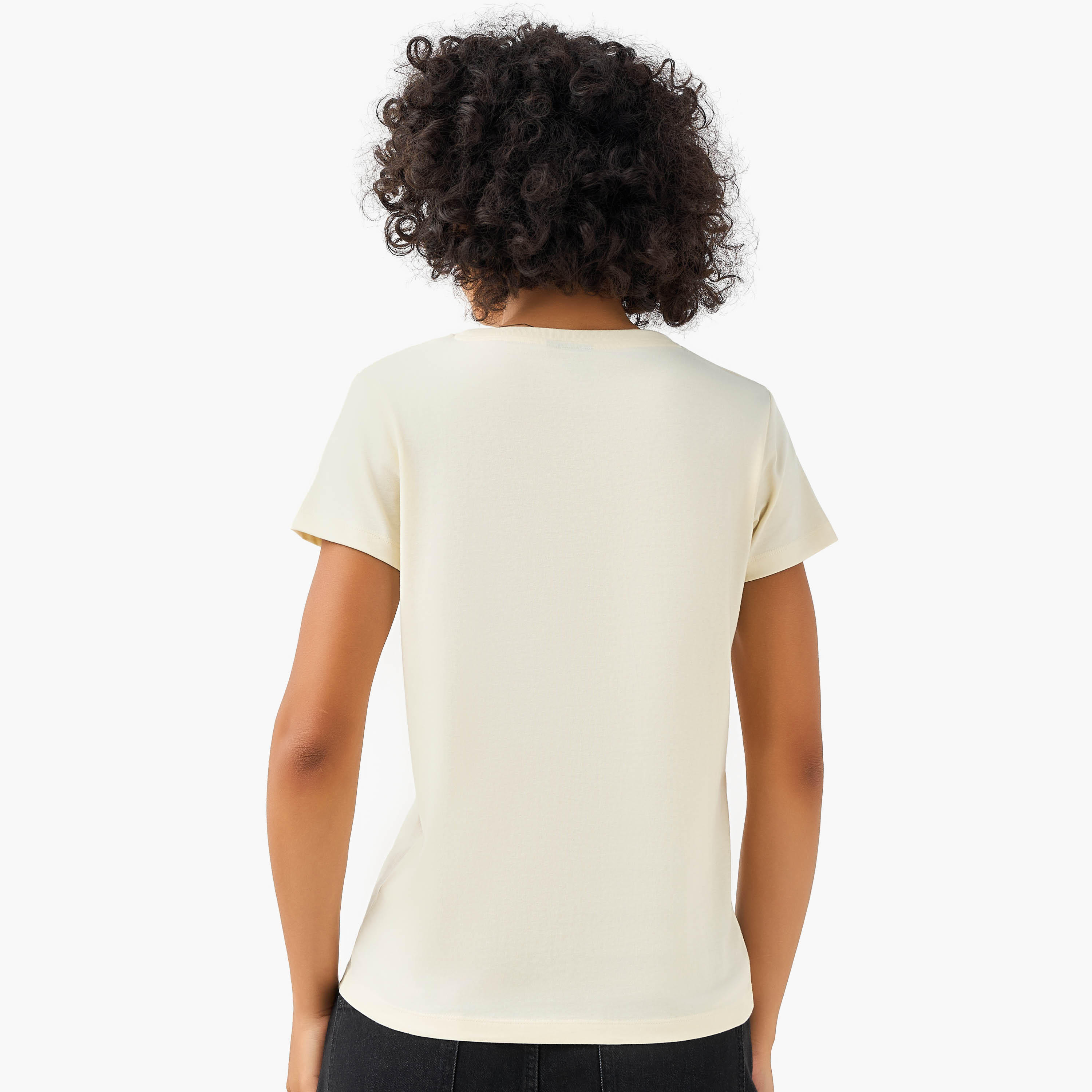 تي شيرت قطن بطبعة موانا-women-clothing-tshirts-image-3