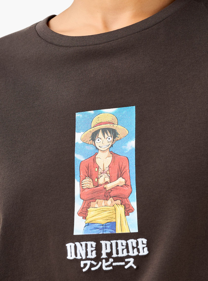 One Piece Anime Regular Fit Cotton T-shirt-women-clothing-tshirts-image-5