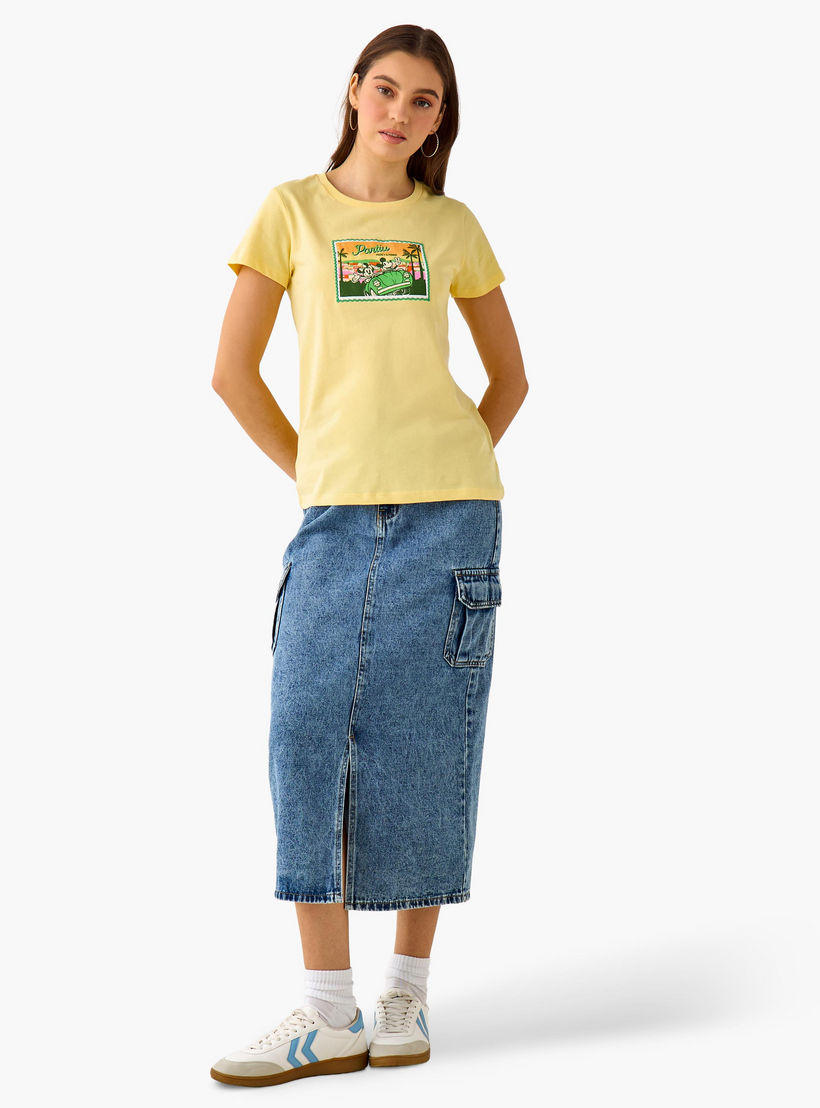 Minnie Mouse Cotton T-shirt-women-clothing-tshirts-image-3