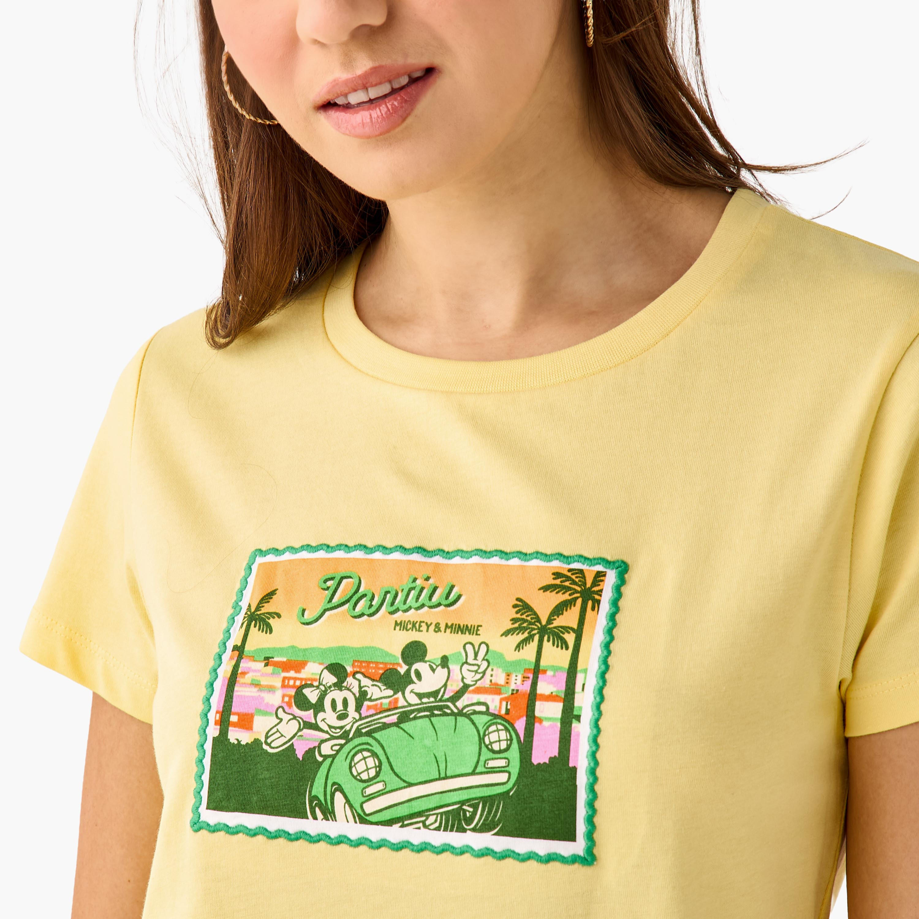 Minnie Mouse Cotton T-shirt-women-clothing-tshirts-image-5