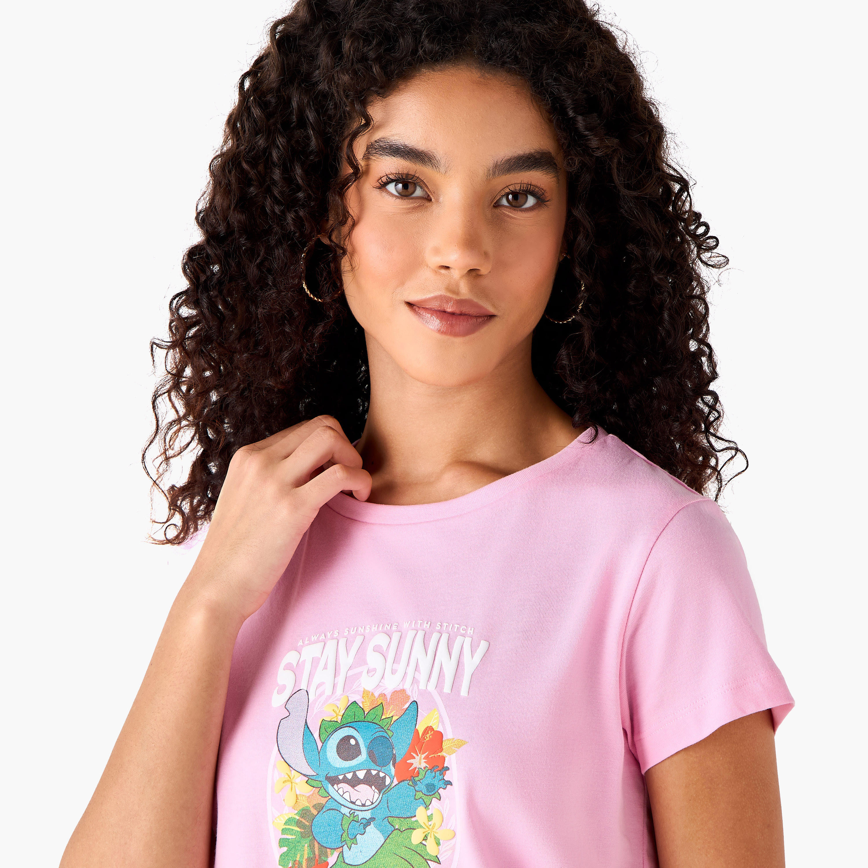 Lilo and Stitch Cotton T-shirt-women-clothing-tshirts-image-5
