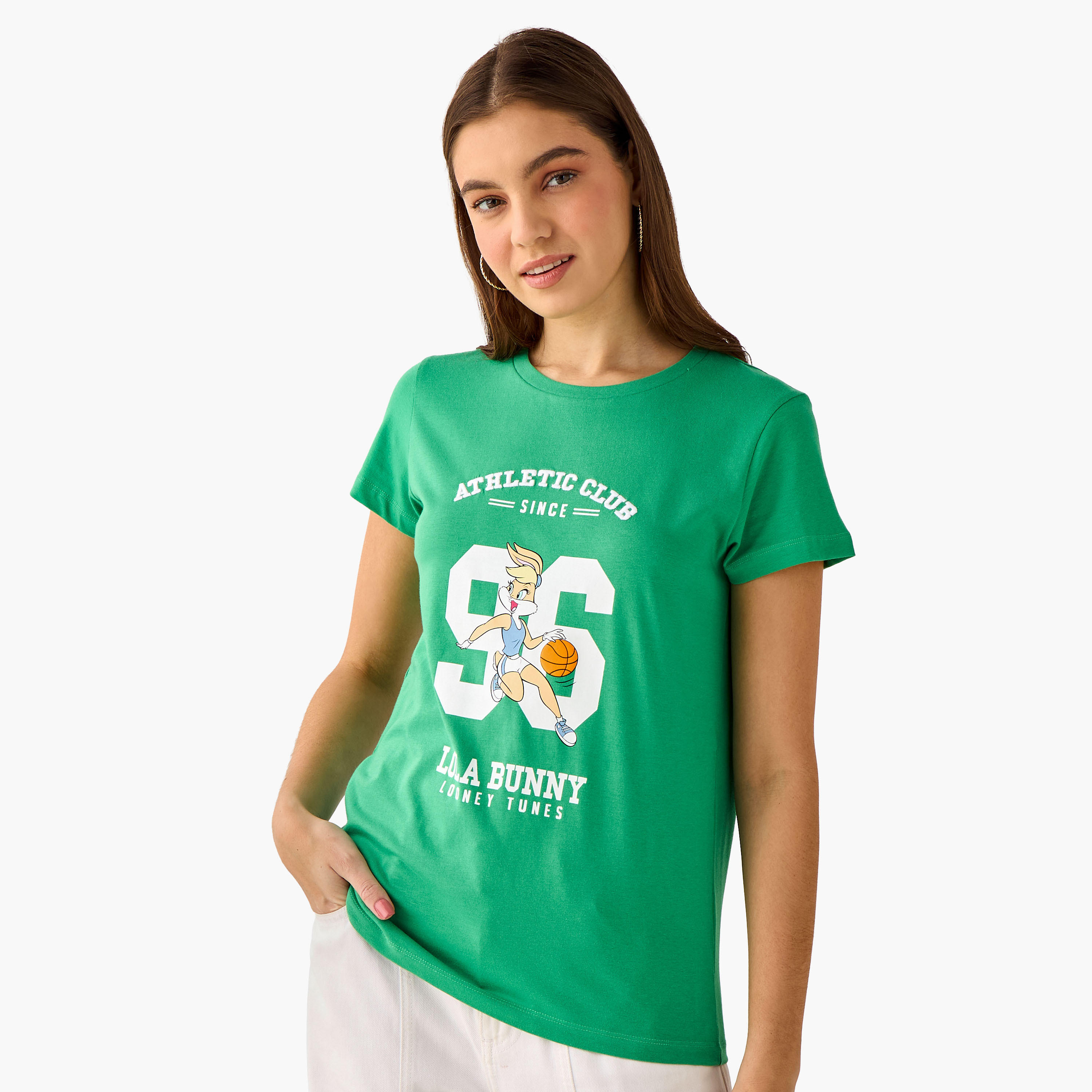 Lola Bunny Cotton T-shirt-women-clothing-tshirts-image-3