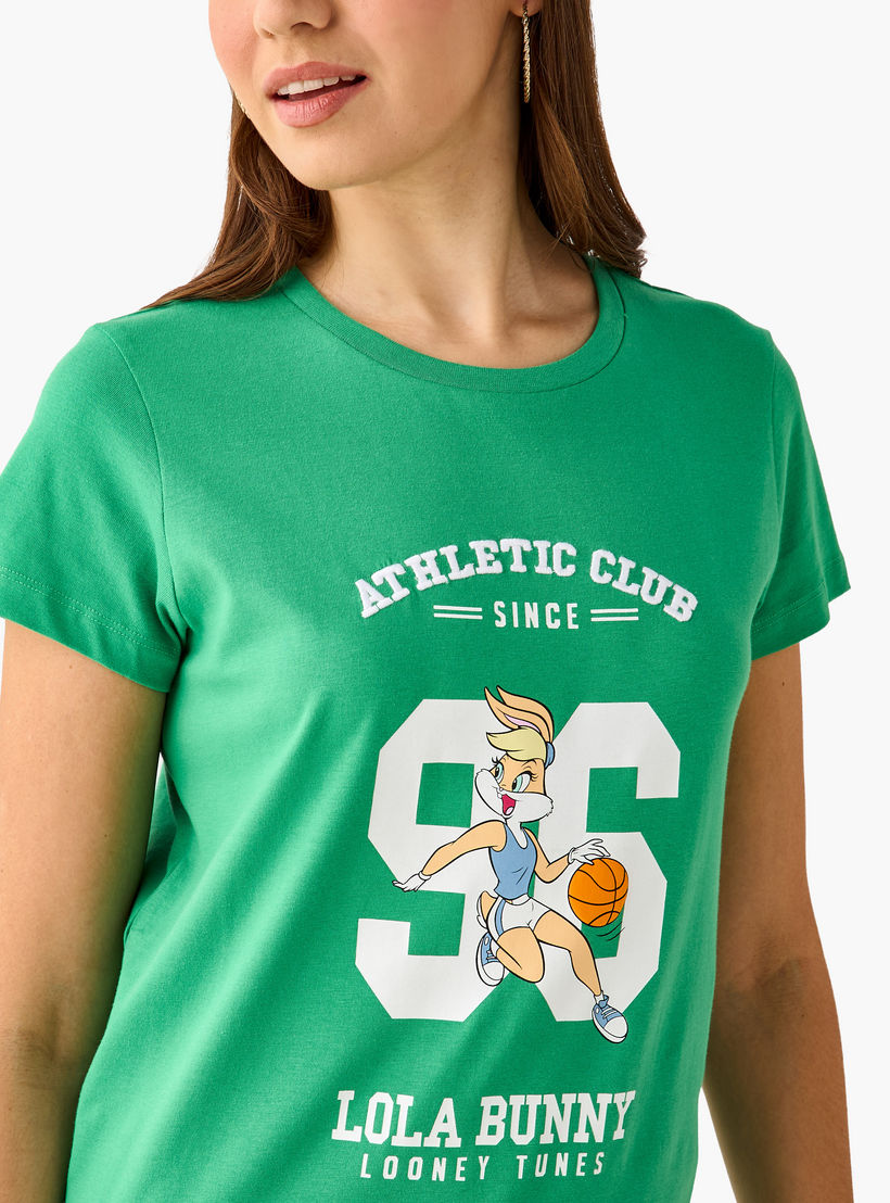 Lola Bunny Cotton T-shirt-women-clothing-tshirts-image-6