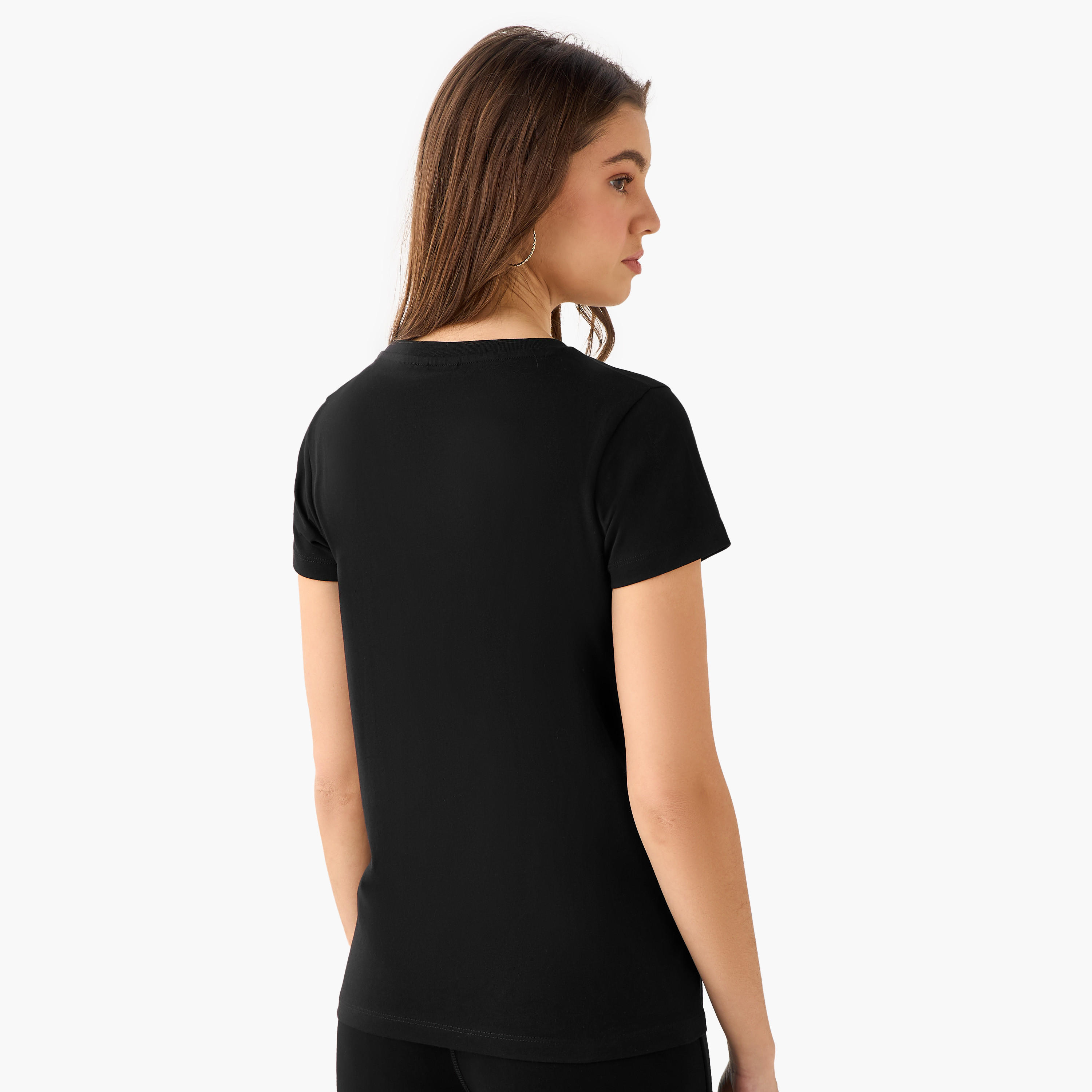 تيشيرت قطن بقصة عادية وطبعات-women-clothing-tshirts-image-5