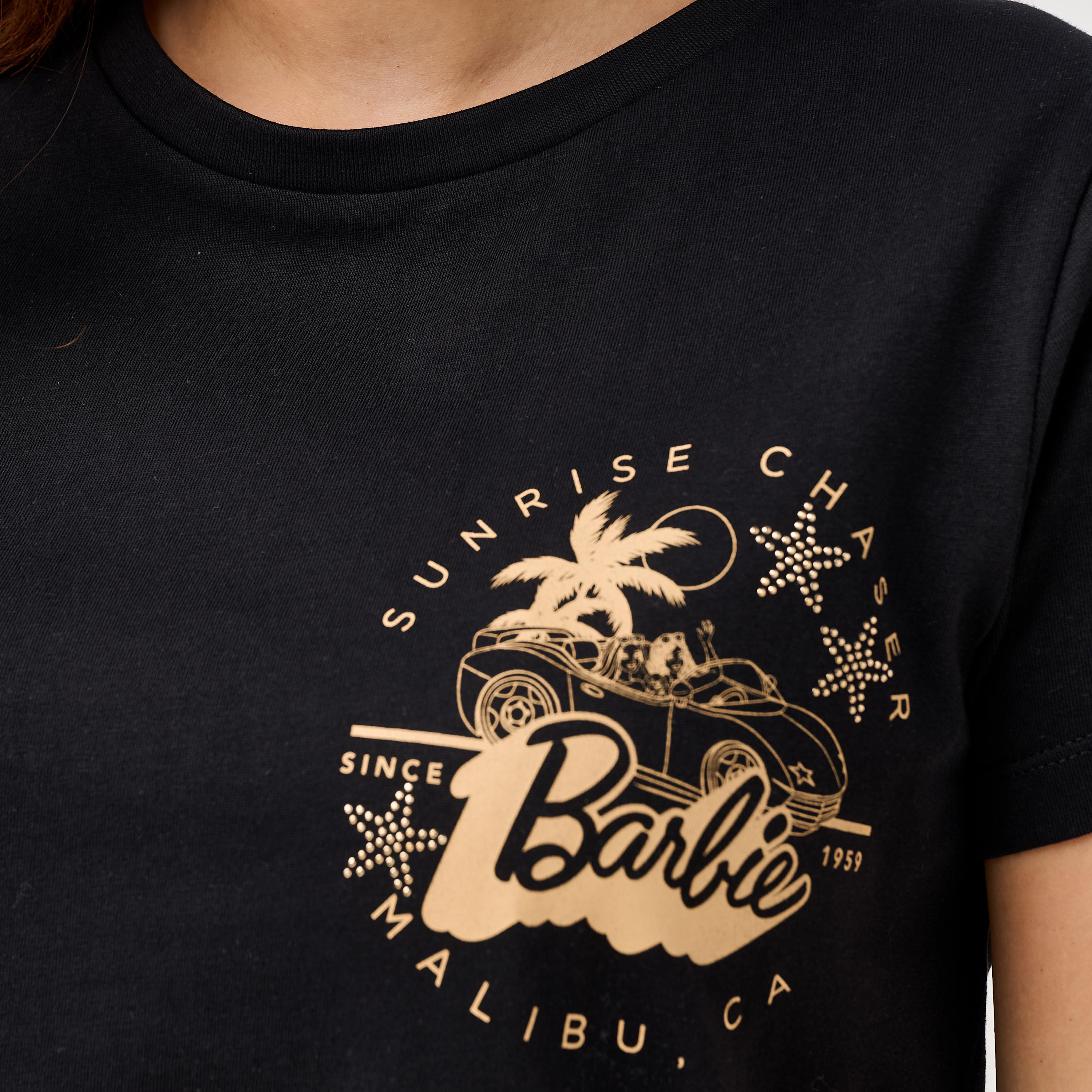 تي شيرت قطني من باربي-women-clothing-tshirts-image-2