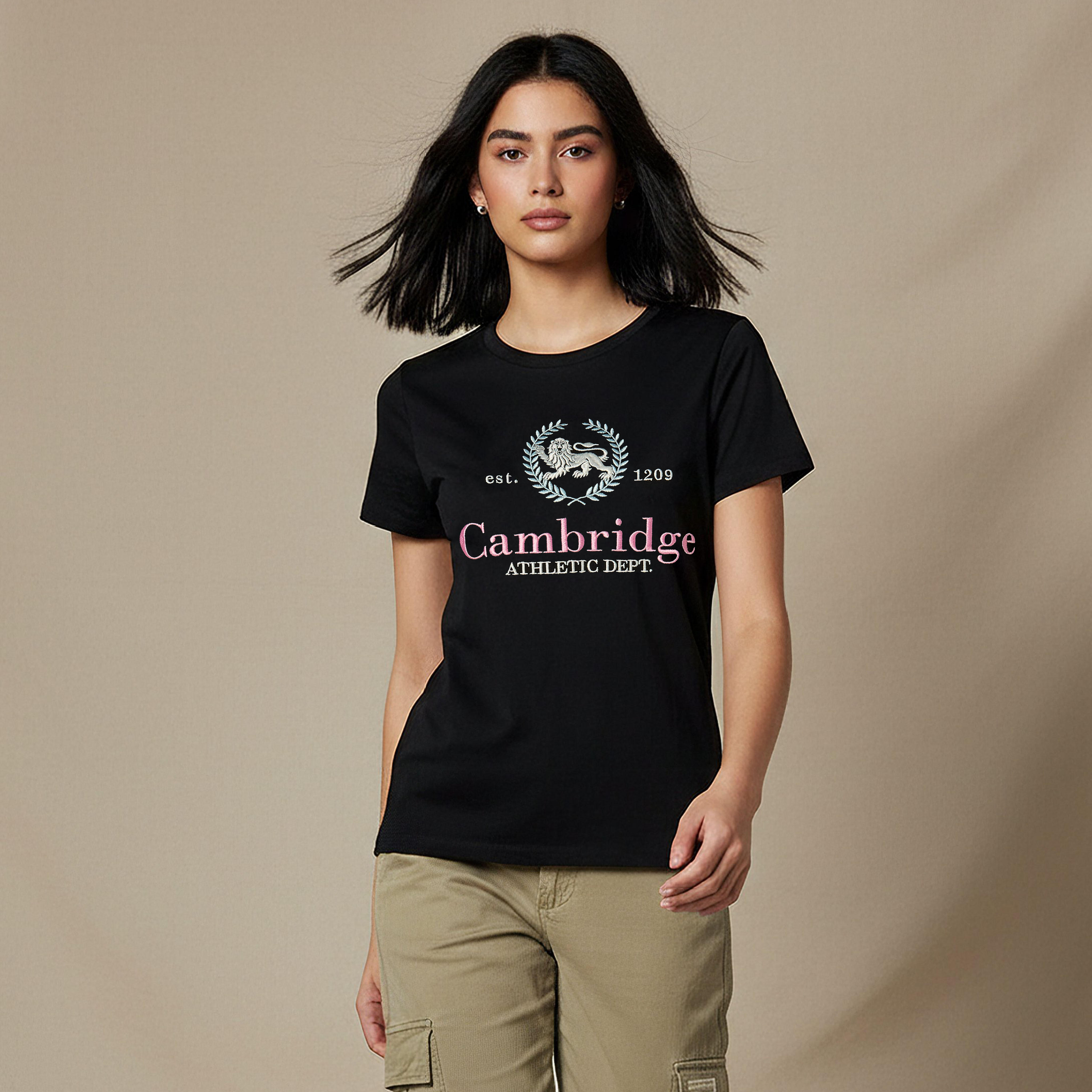 Cambridge University Cotton T-shirt-women-clothing-tshirts-image-1