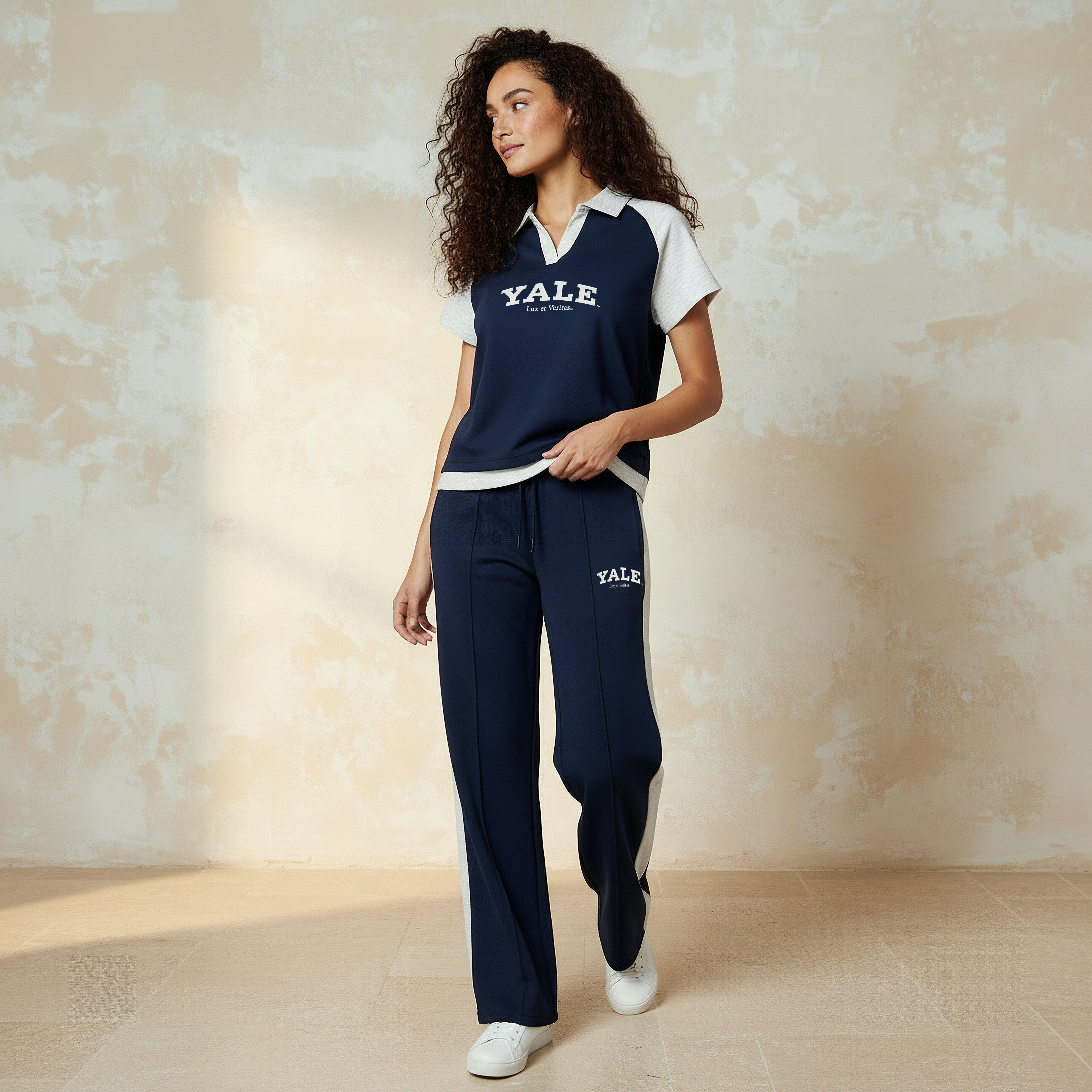 T-shirt with Yale Print-women-clothing-tshirts-image-3