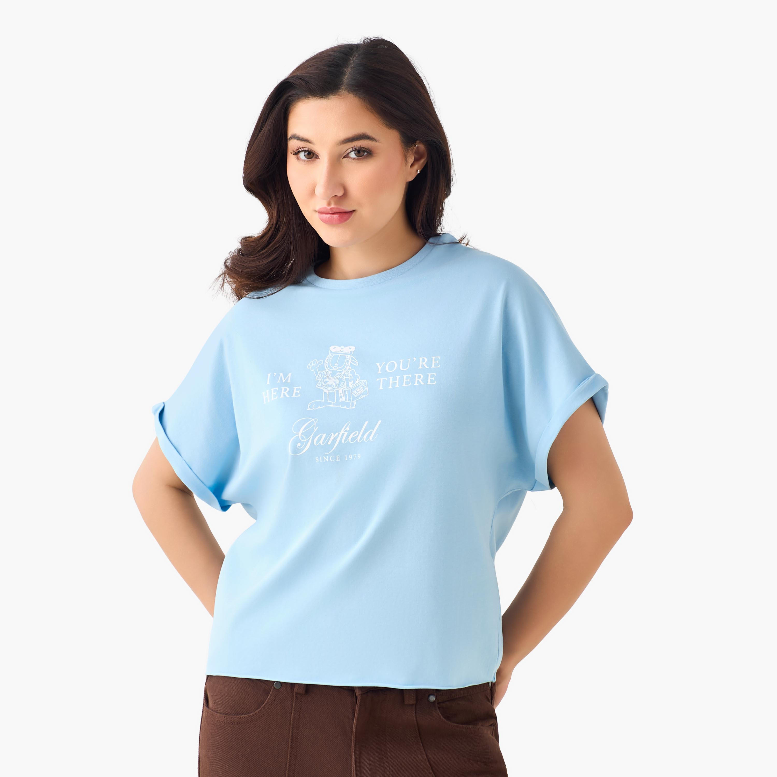 تيشيرت بطبعات جارفيلد-women-clothing-tshirts-image-2