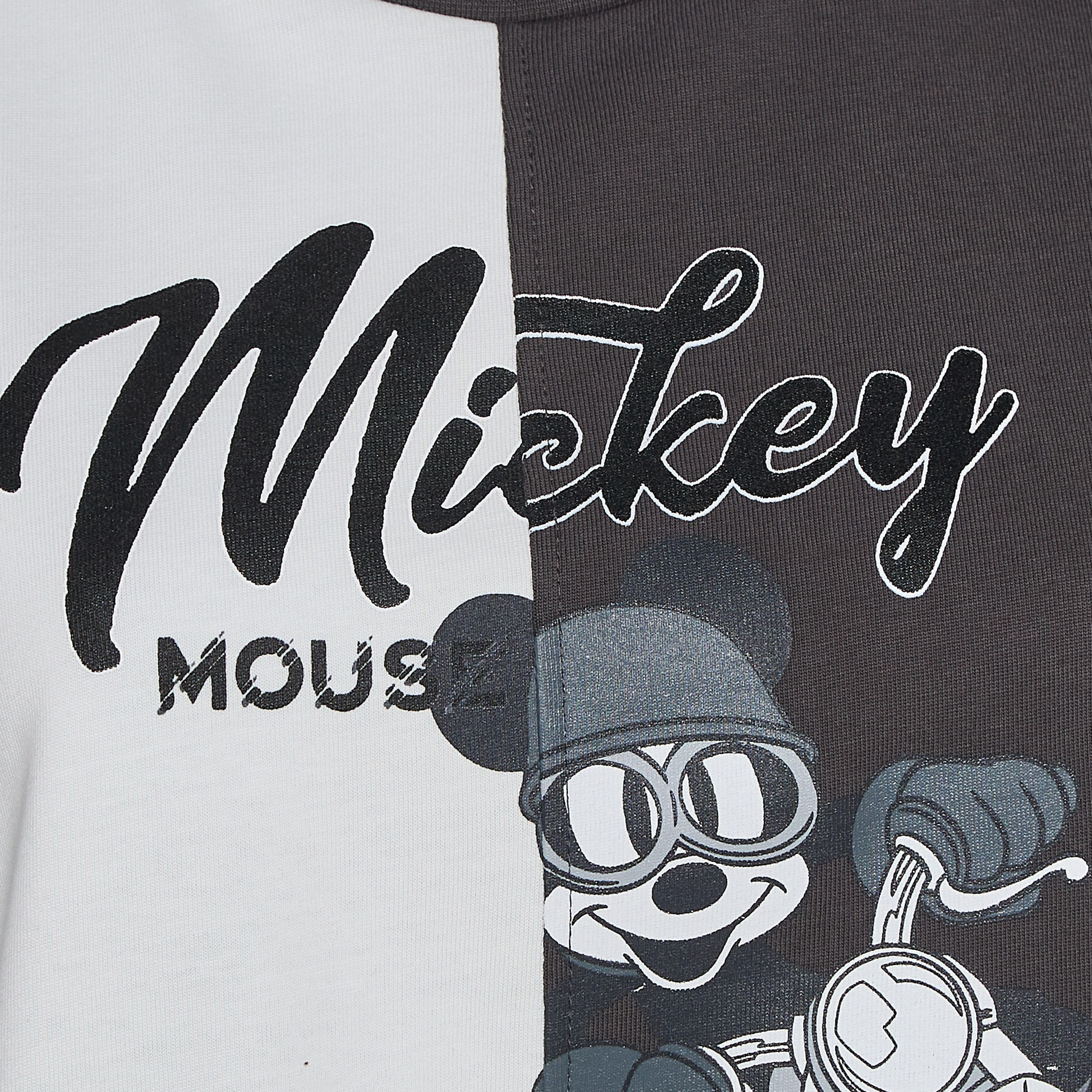 Mickey Mouse Print Loose Fit T-shirt-women-clothing-tshirts-image-2