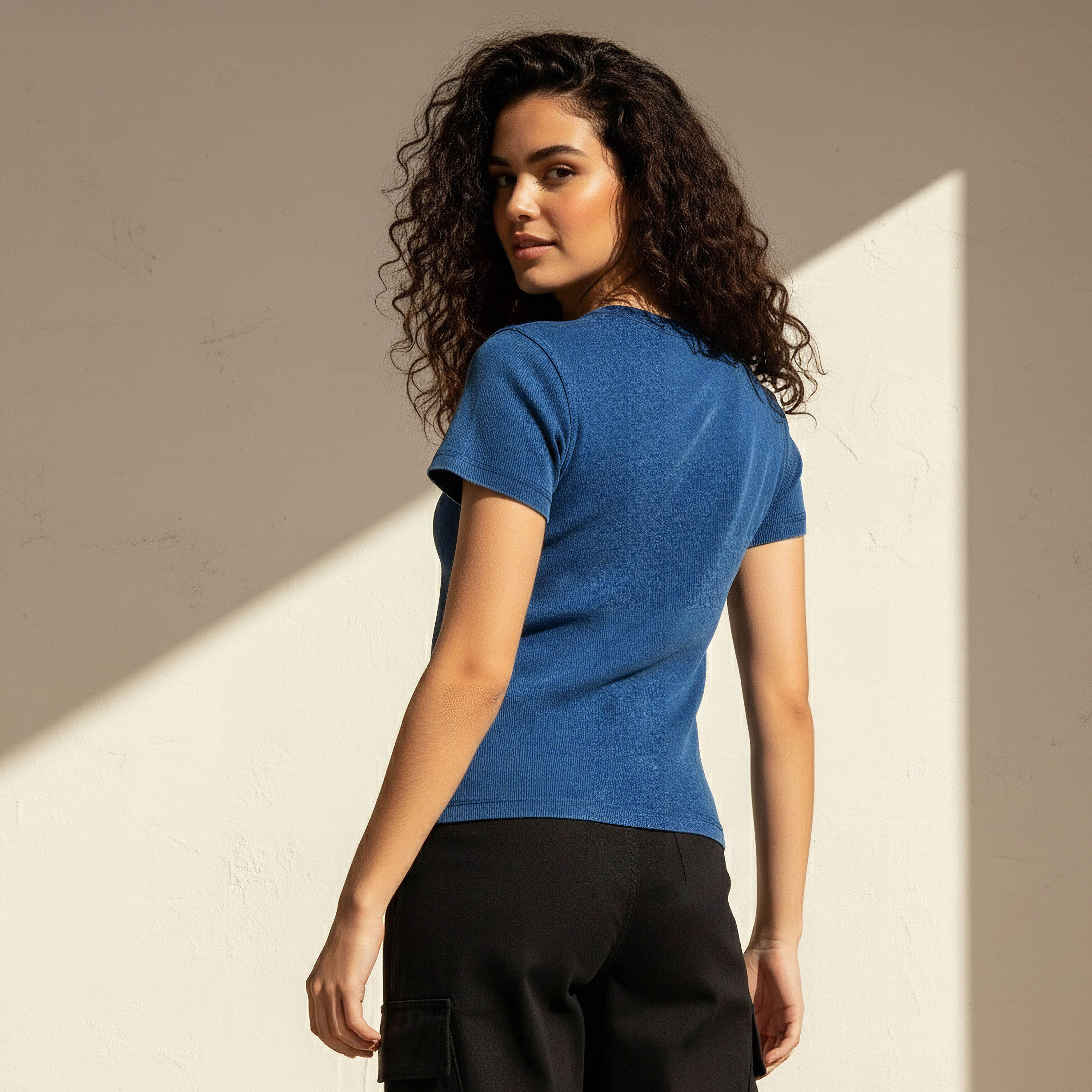تيشيرت قطن بطبعات نيرفانا-women-clothing-tshirts-image-2
