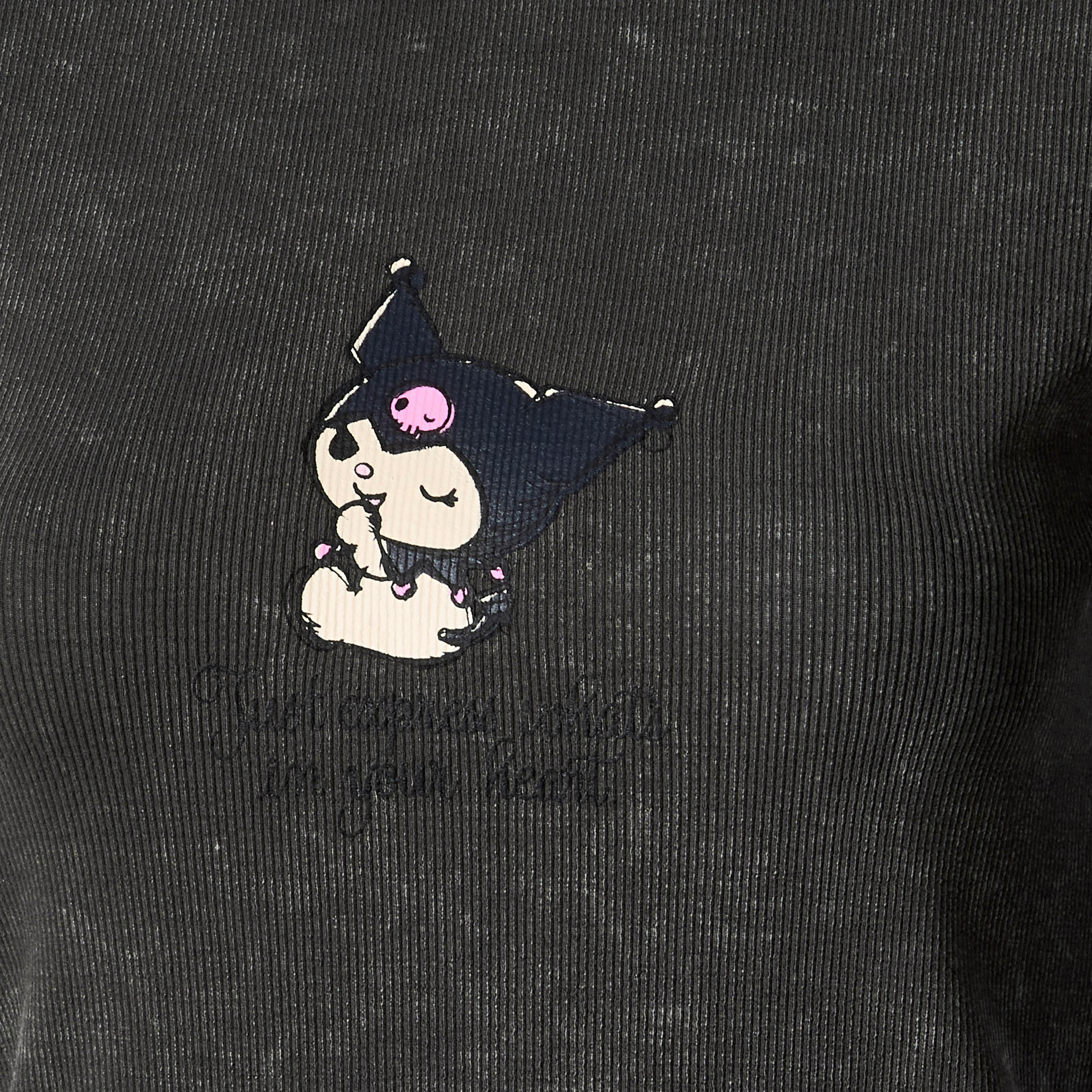 T-shirt with Kuromi Print-women-clothing-tshirts-image-2
