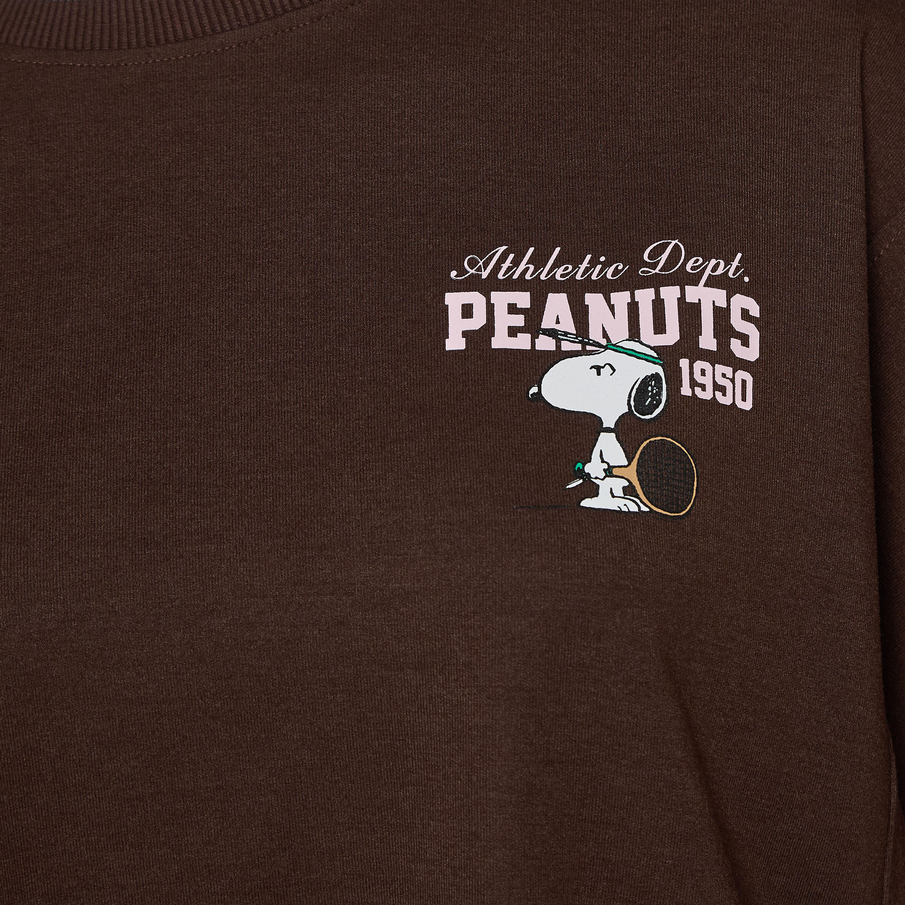 Peanuts Print Loose Fit T-shirt-women-clothing-tshirts-image-2
