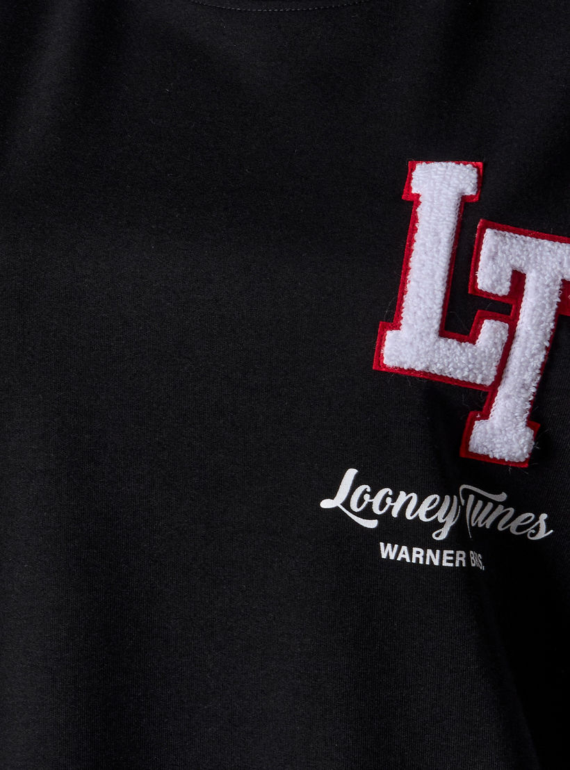 T-shirt with Looney Tunes Print-women-clothing-tshirts-image-2