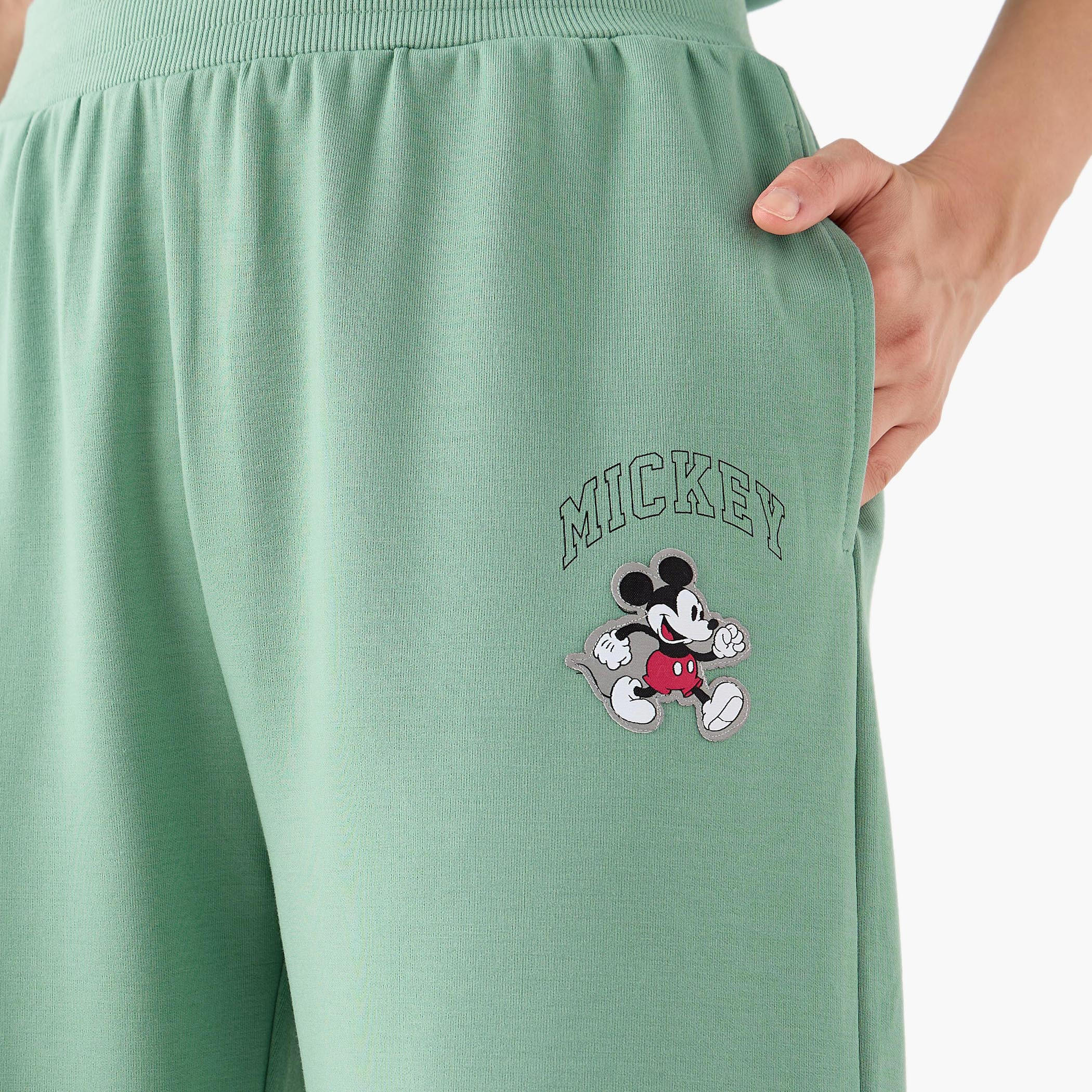 Mid-Rise Joggers with Mickey Mouse Print-women-clothing-bottoms-joggers-image-3