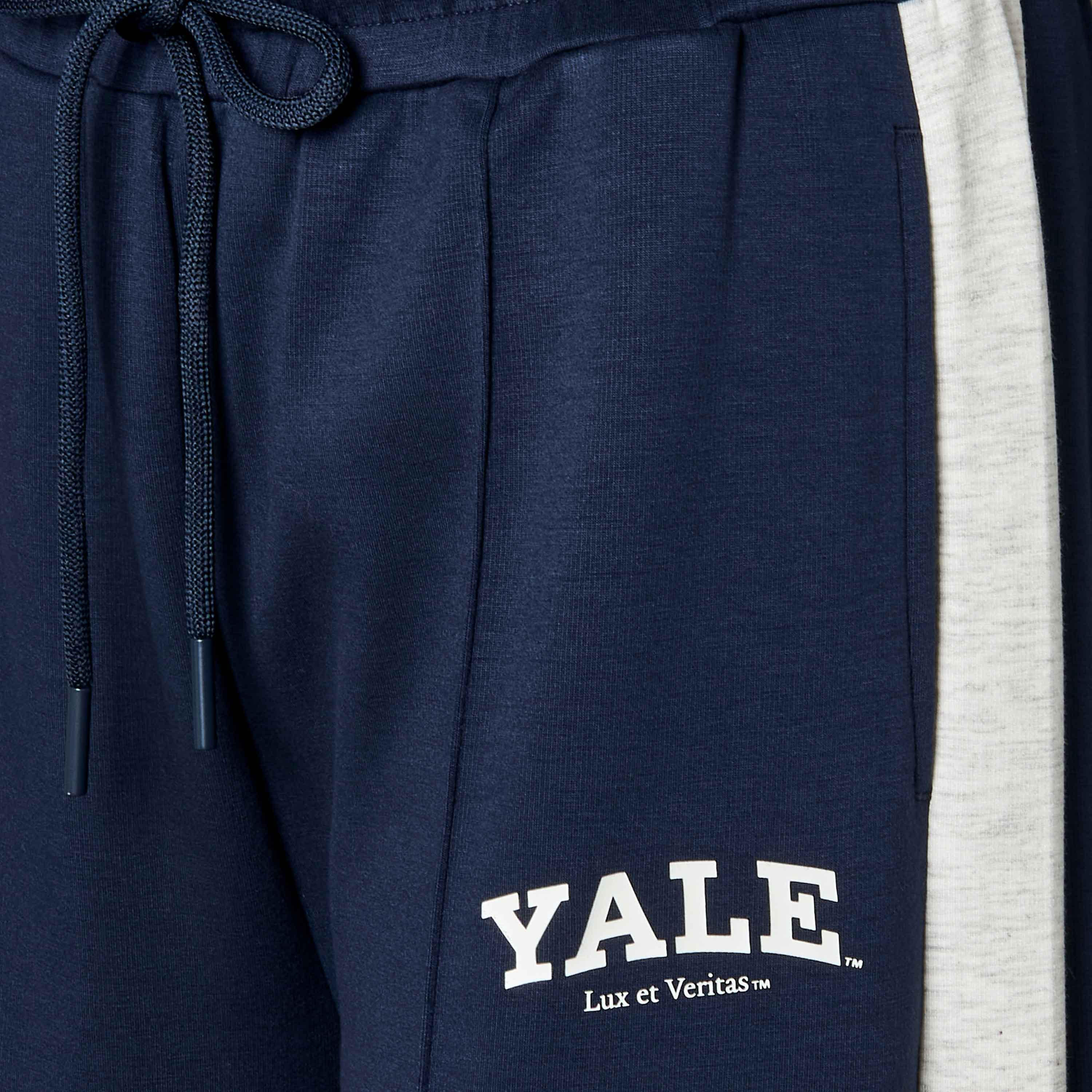 بنطلون رياضي واسع الساقين بخصر متوسط الارتفاع-women-clothing-bottoms-joggers-image-3