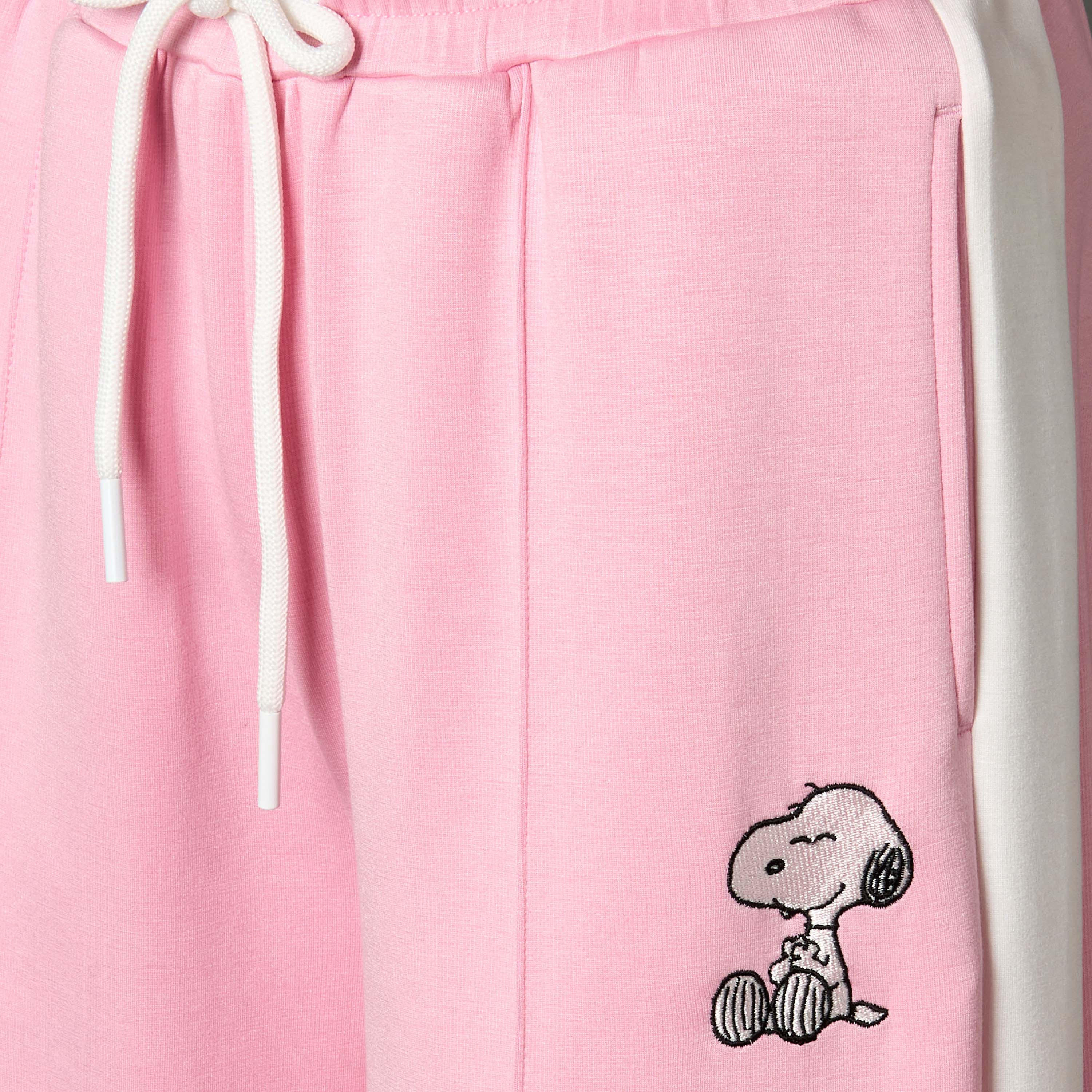 بنطلون رياضي واسع بخصر متوسط الارتفاع-women-clothing-bottoms-joggers-image-2