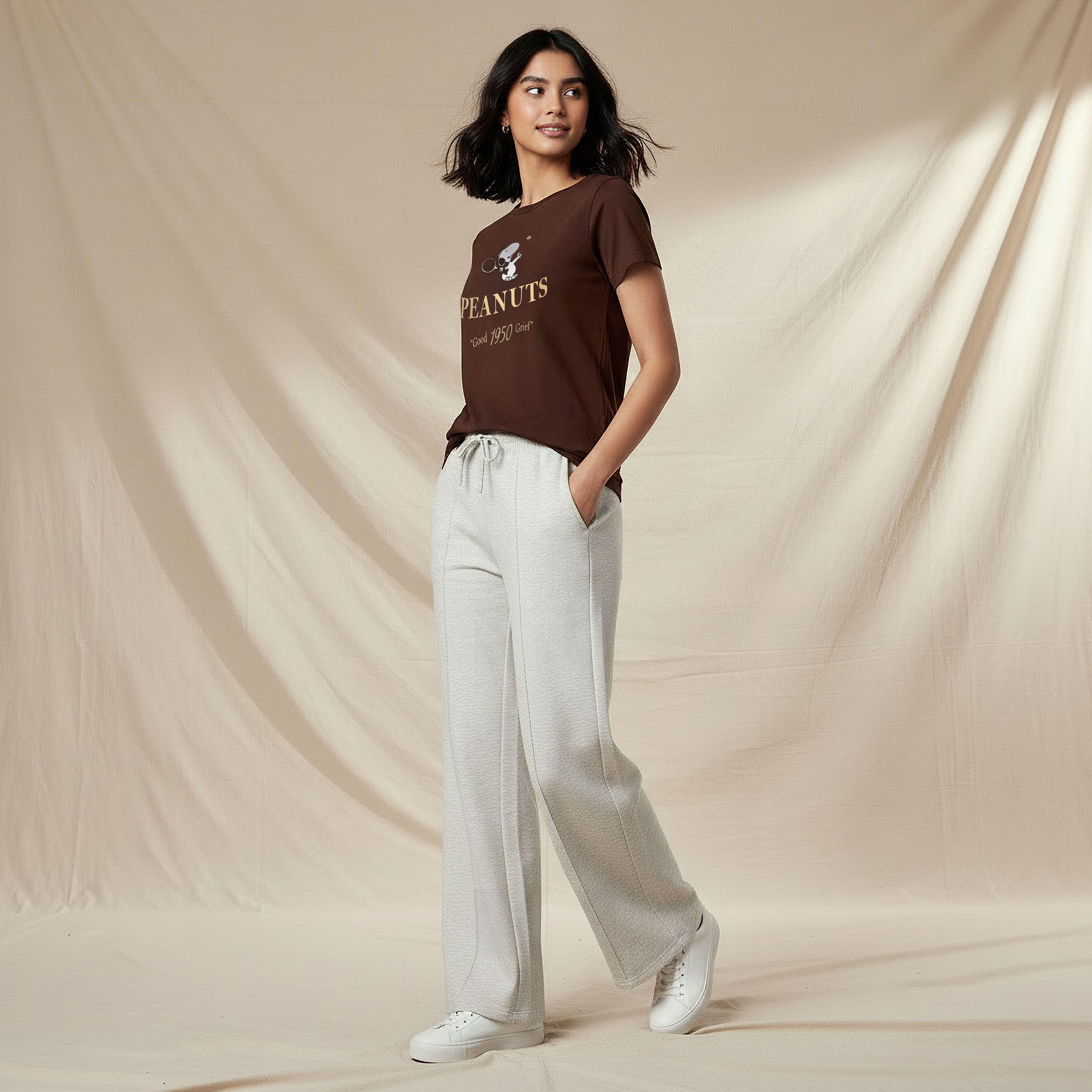 T-shirt with Peanuts Print-women-clothing-tshirts-image-5