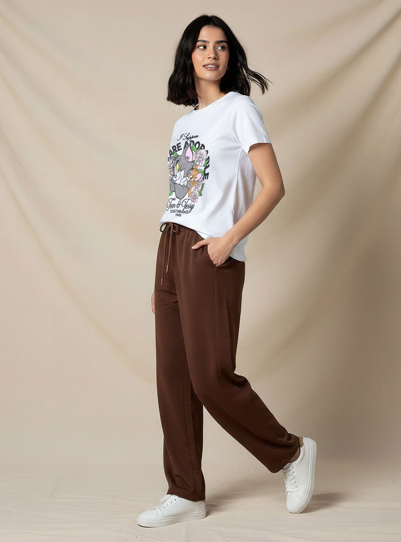 تيشيرت بطبعات توم وجيري-women-clothing-tshirts-image-1