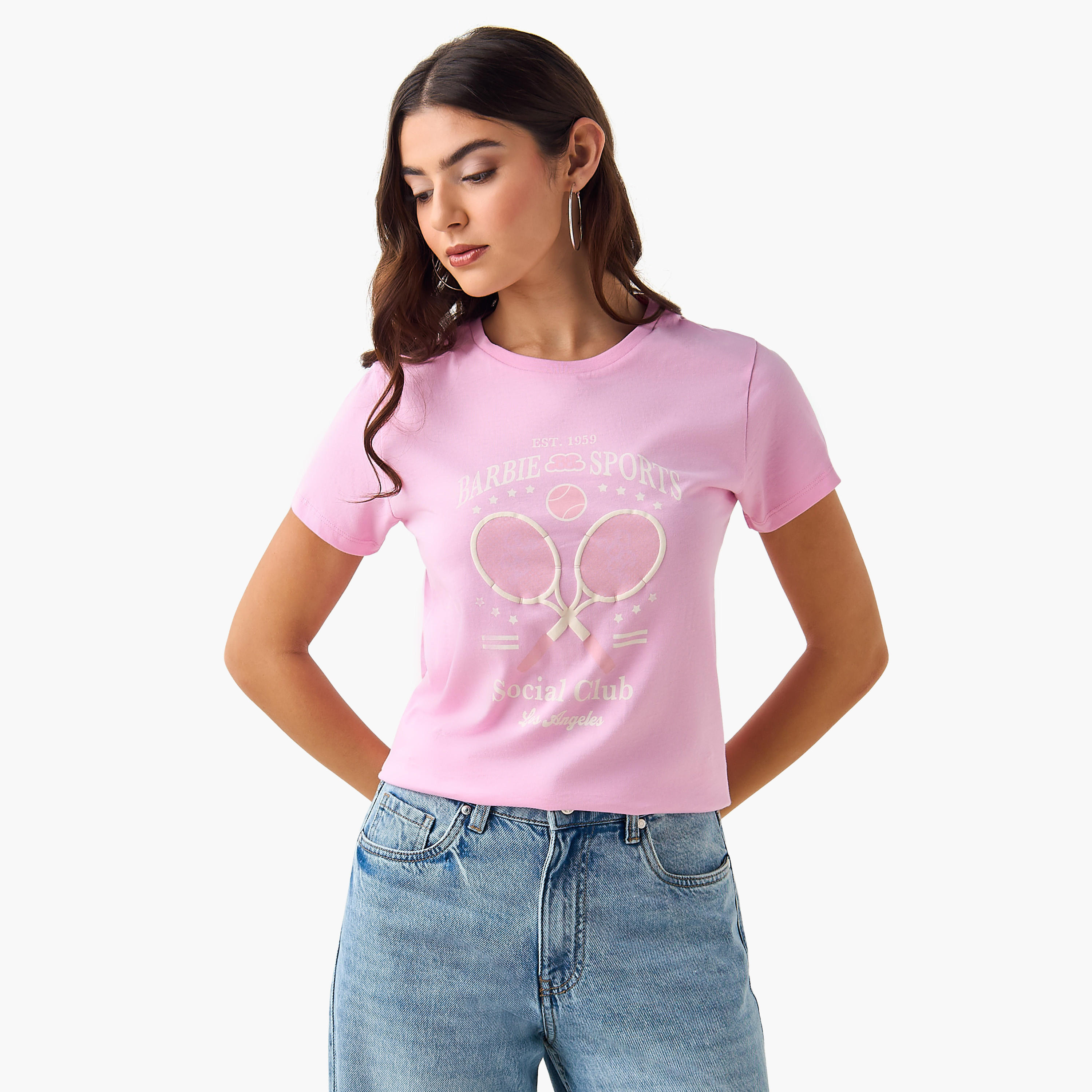 Barbie Cotton T-shirt-women-clothing-tshirts-image-2