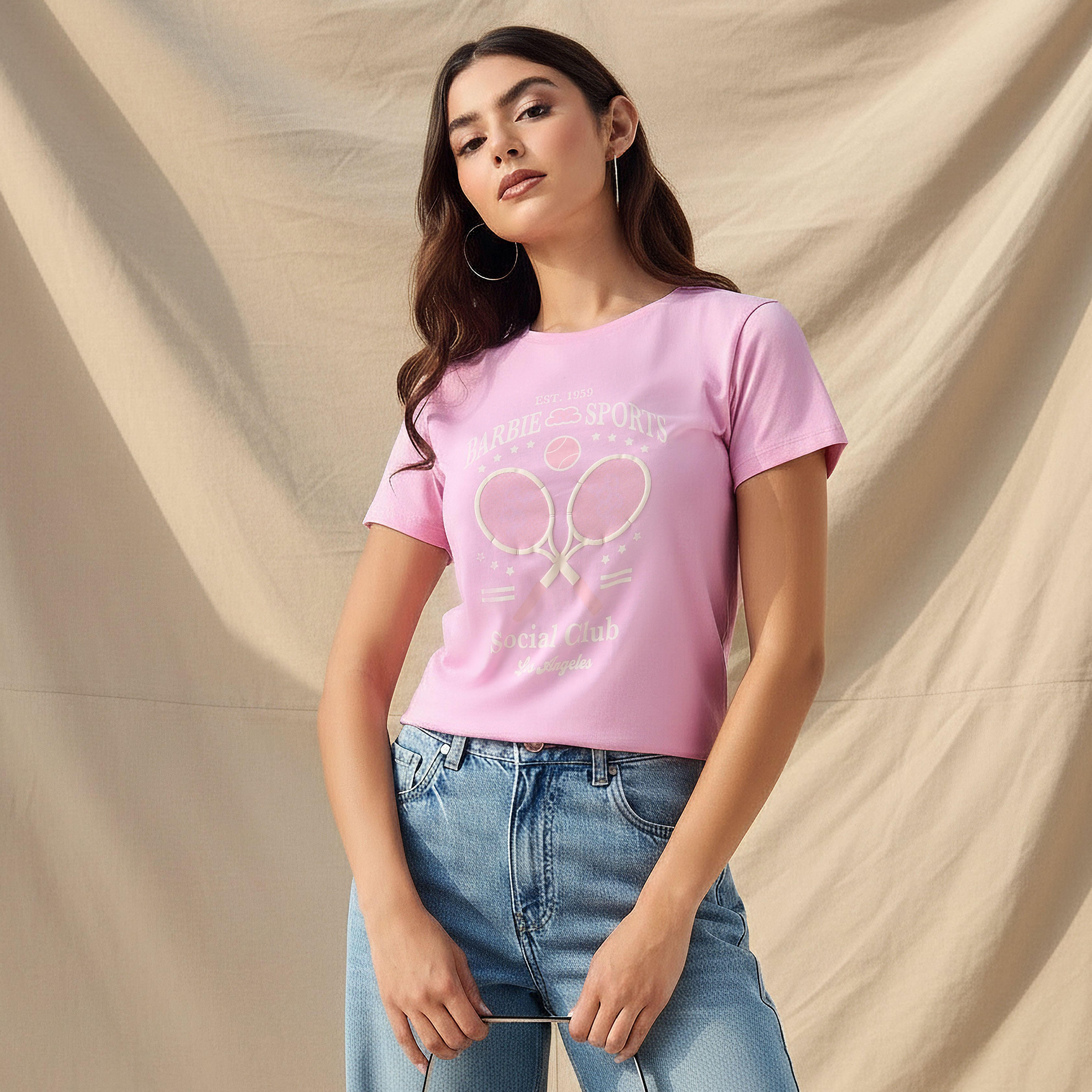 Barbie Cotton T-shirt-women-clothing-tshirts-image-1