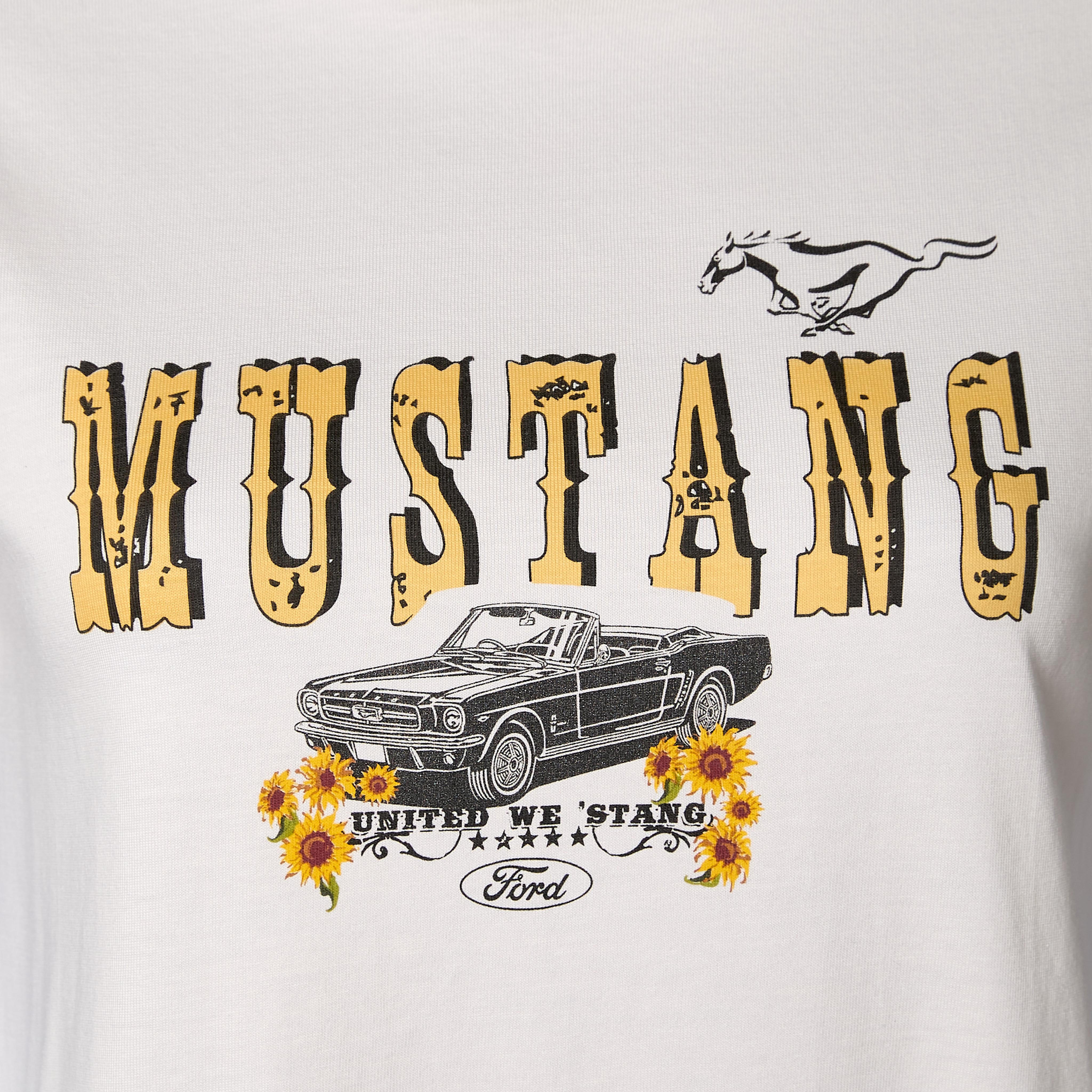 Ford Mustang Cotton T-shirt-women-clothing-tshirts-image-2