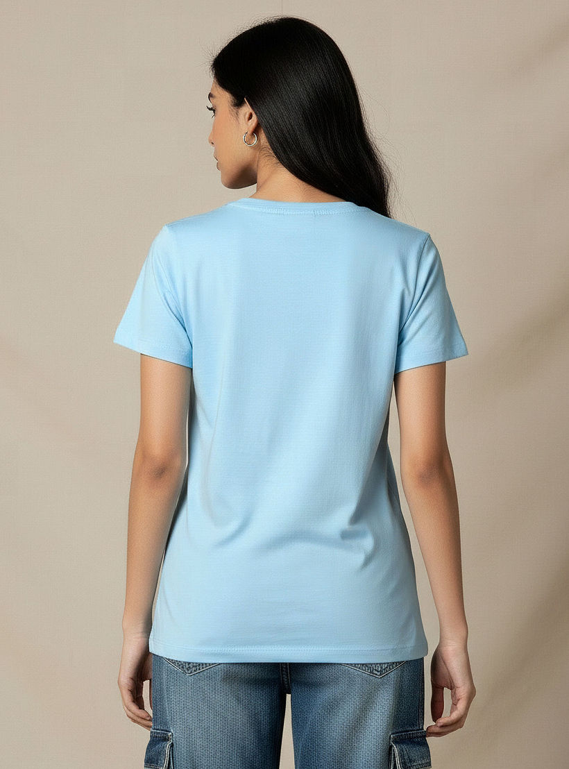 تيشيرت قطن بطبعات توم وجيري-women-clothing-tshirts-image-3