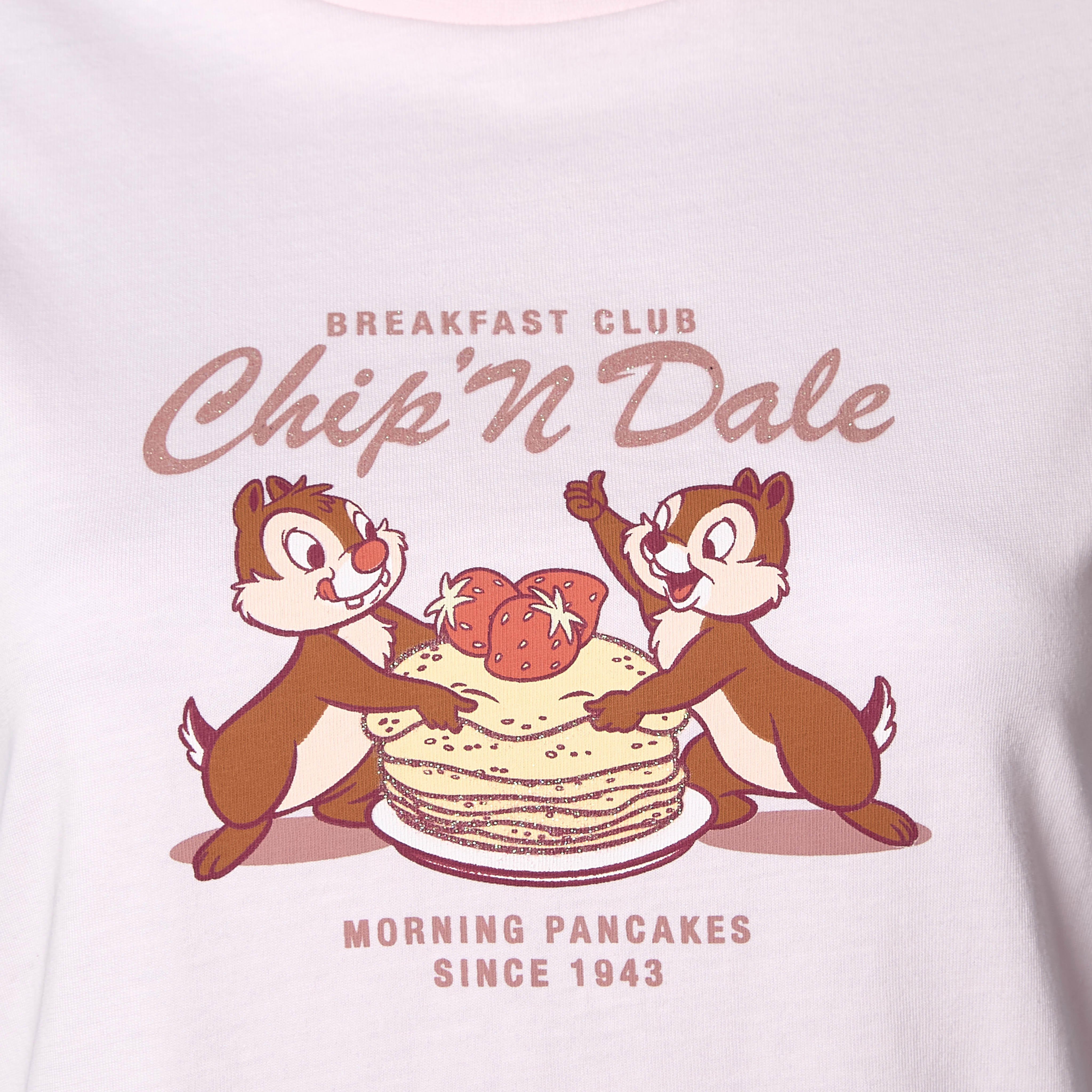 Cotton T-shirt with Chip and Dale Print-women-clothing-tshirts-image-2