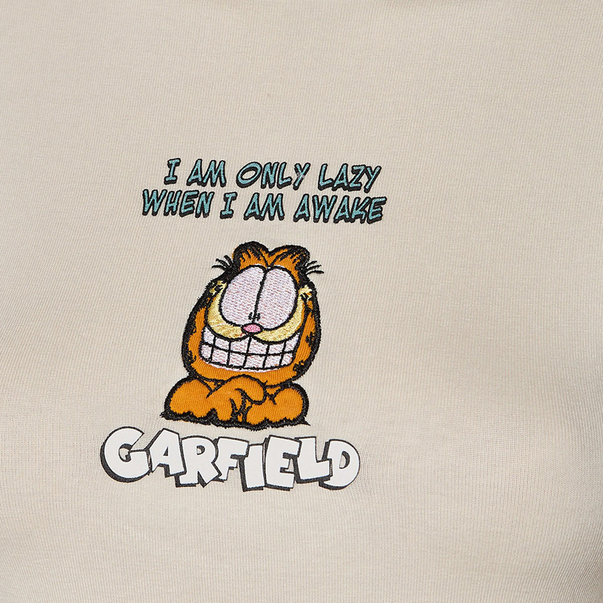Garfield Cotton T-shirt-women-clothing-tshirts-image-2