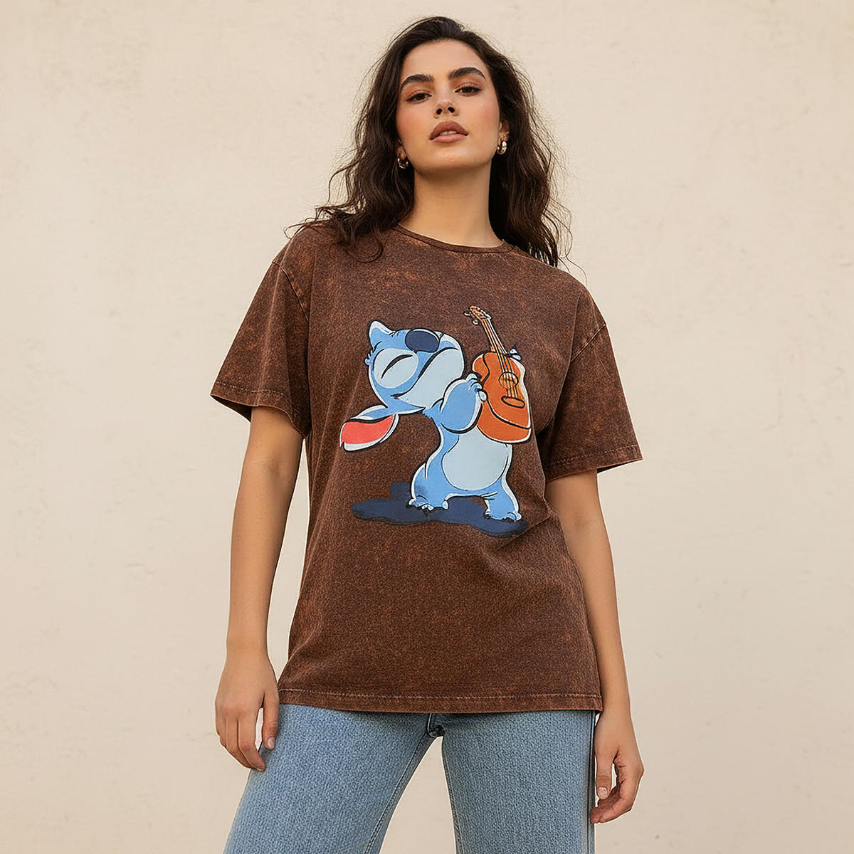 تيشيرت قطن بطبعات ستيتش-women-clothing-tshirts-image-4