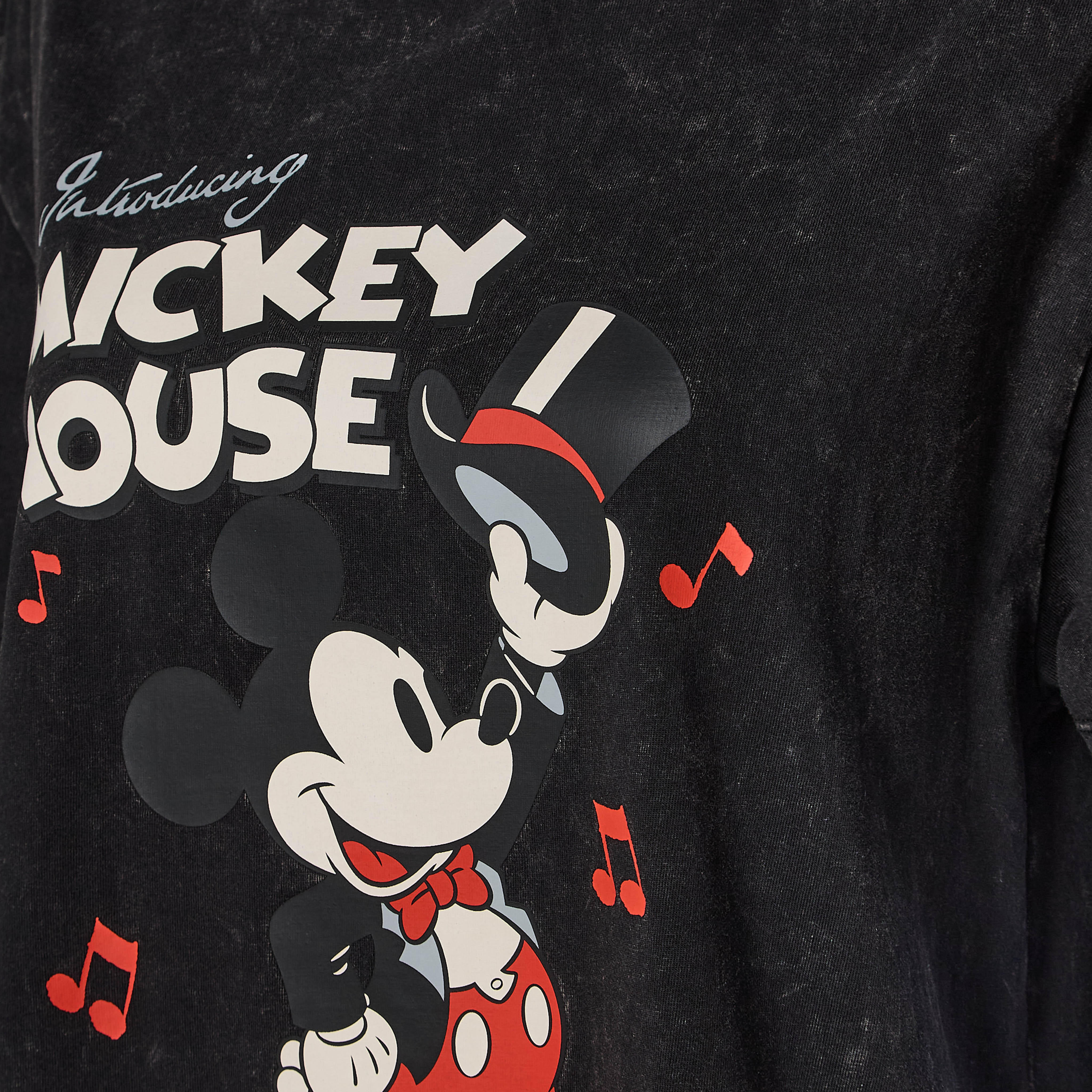 Mickey Mouse Cotton T-shirt-women-clothing-tshirts-image-2