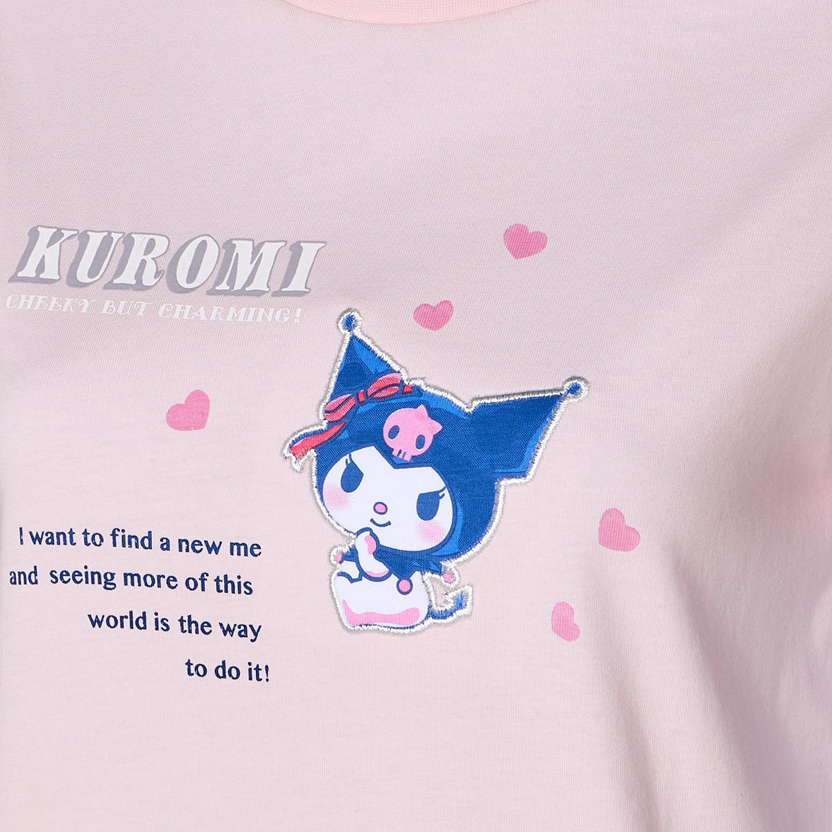 Kuromi Cotton T-shirt-women-clothing-tshirts-image-2