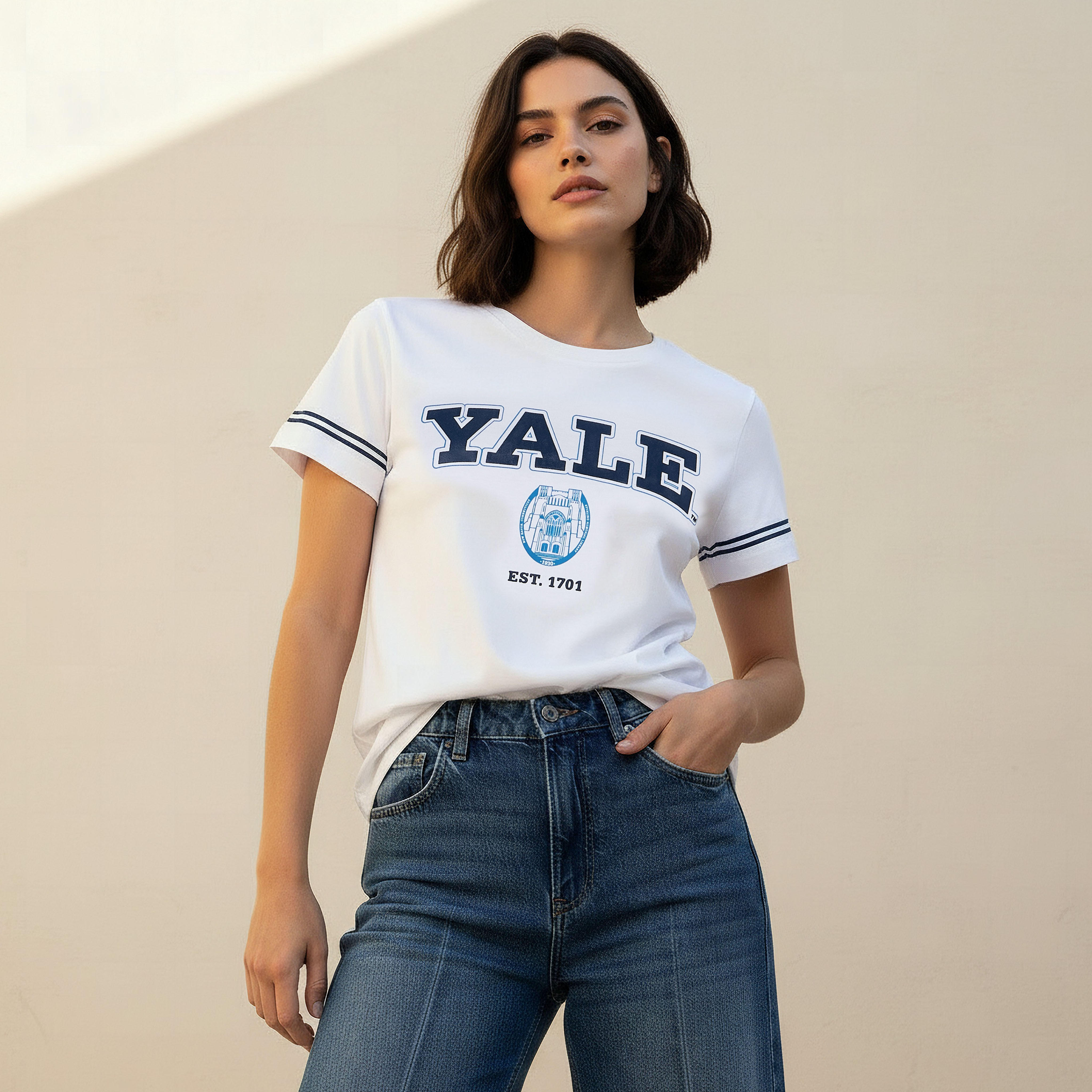 تيشيرت قطن ييل-women-clothing-tshirts-image-4