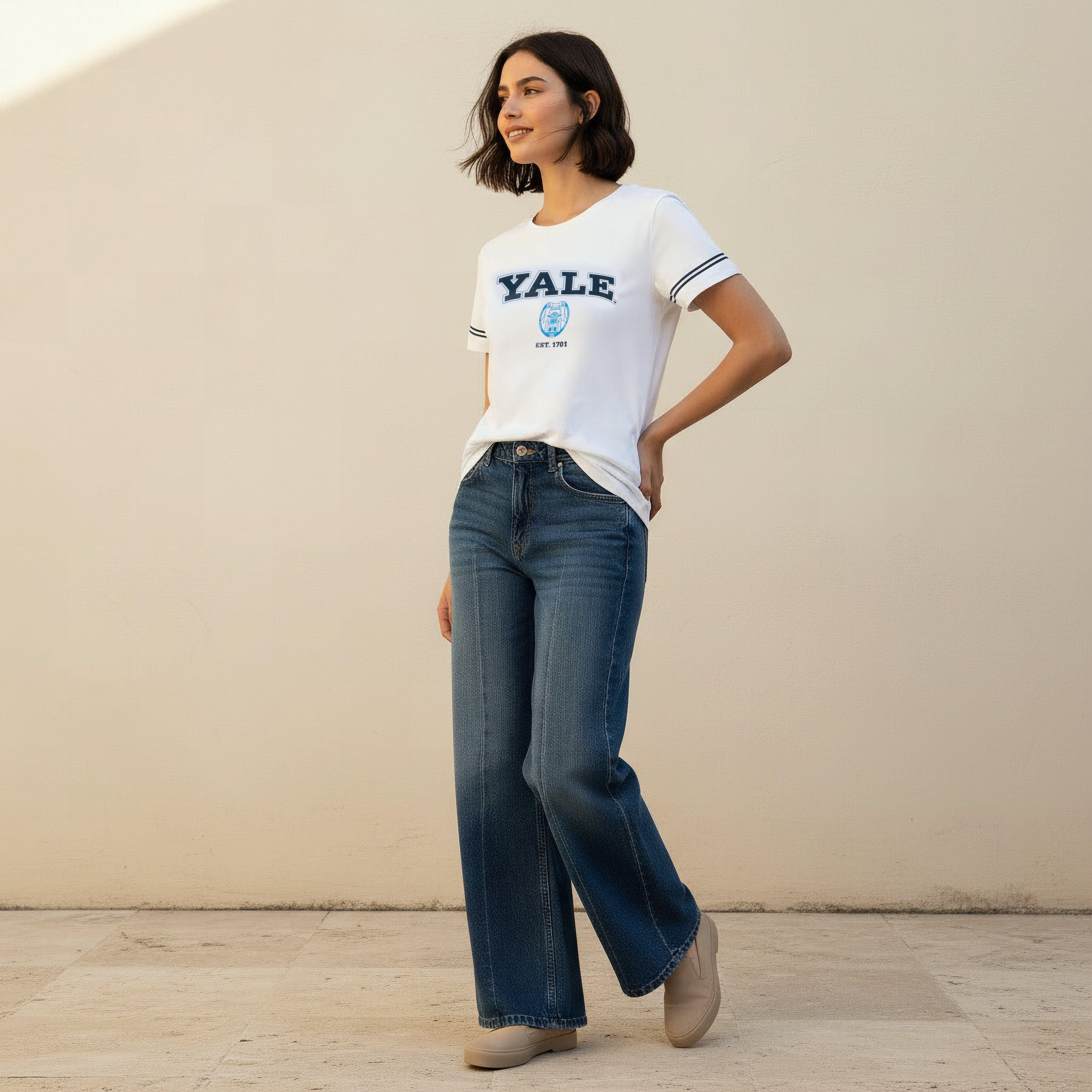 تيشيرت قطن ييل-women-clothing-tshirts-image-2