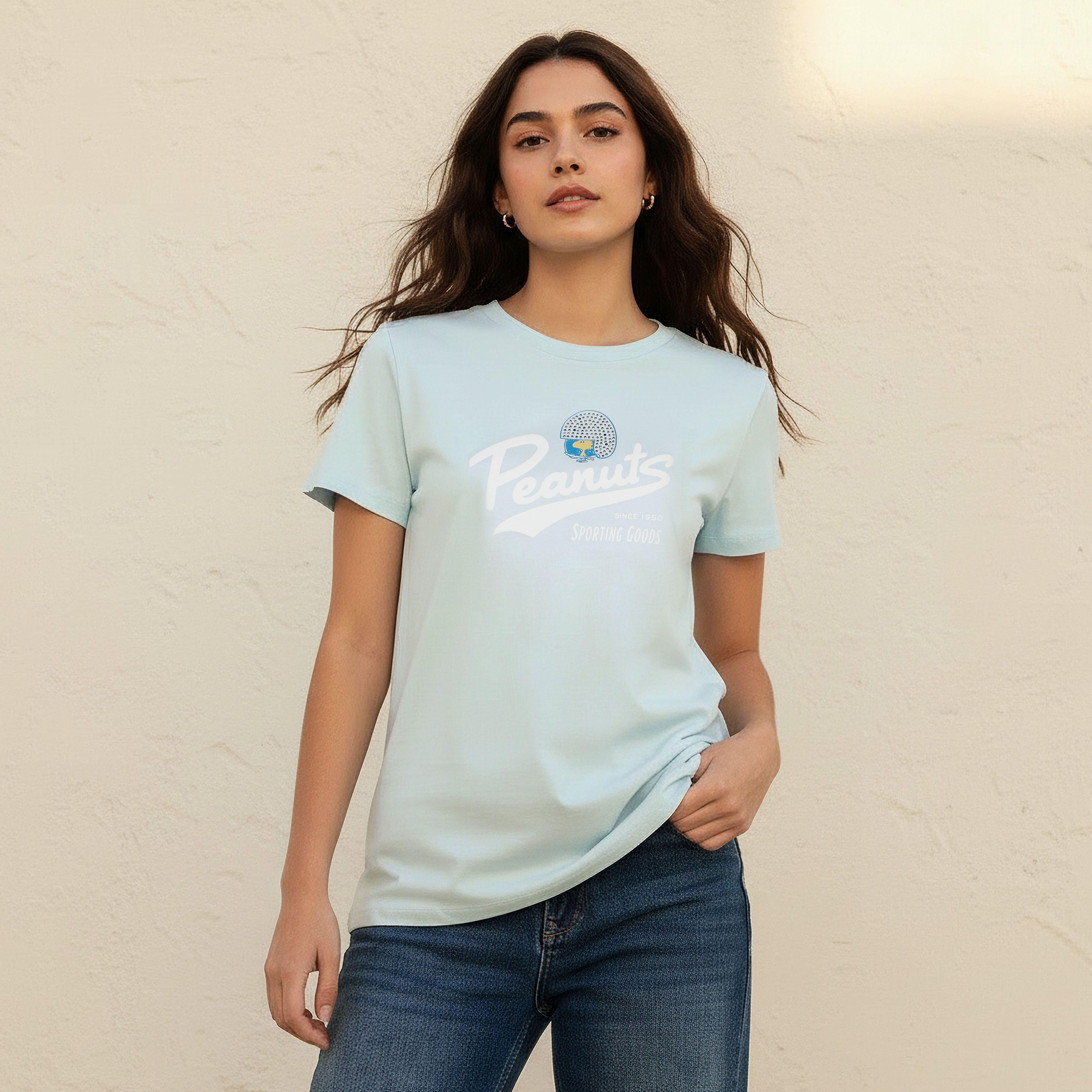 Peanuts Cotton T-shirt-women-clothing-tshirts-image-1