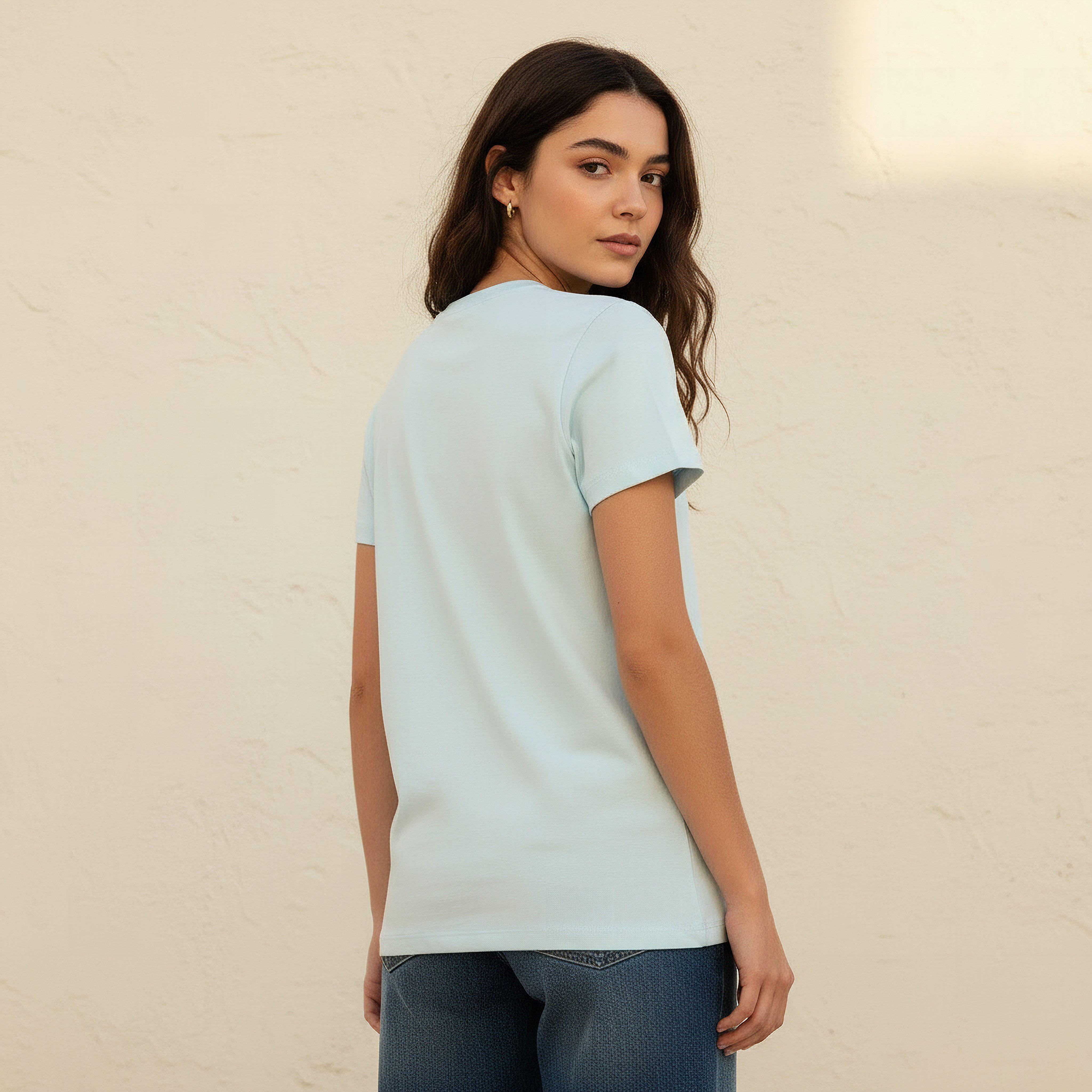 Peanuts Cotton T-shirt-women-clothing-tshirts-image-4