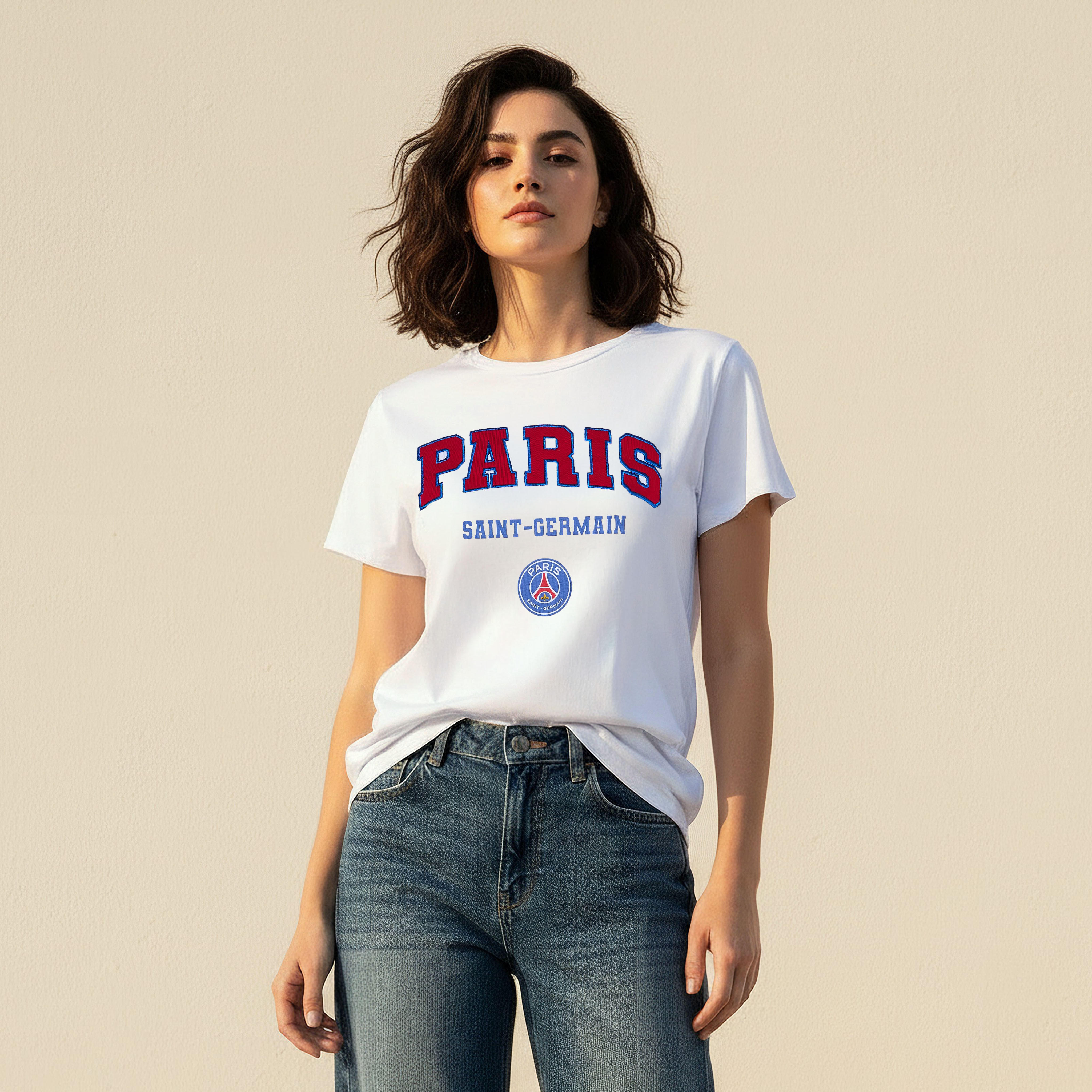 Paris Saint-Germain Cotton T-shirt-women-clothing-tshirts-image-1