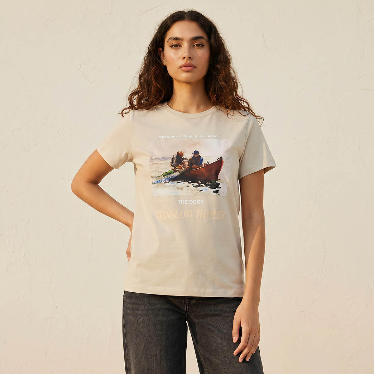 Winslow Homer Cotton T-shirt-women-clothing-tshirts-image-1