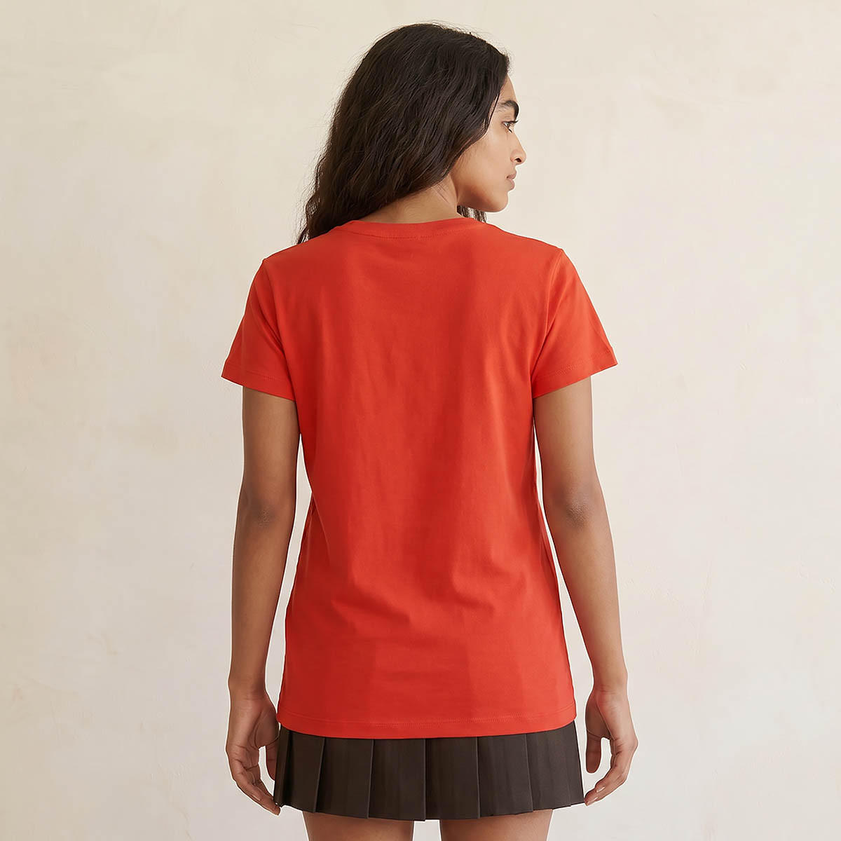 تيشيرت قطن بياقة ضيقة من هارفارد-women-clothing-tshirts-image-4