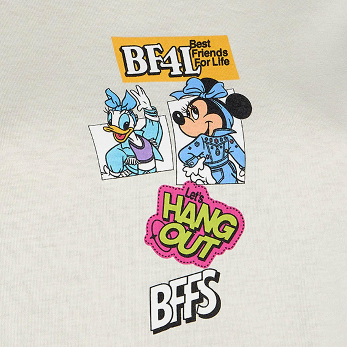 Cotton T-shirt with Minnie Mouse and Daisy Duck Print-women-clothing-tshirts-image-2