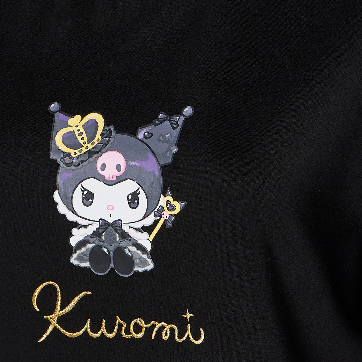 Loose Fit T-shirt with Kuromi Print-women-clothing-tshirts-image-2