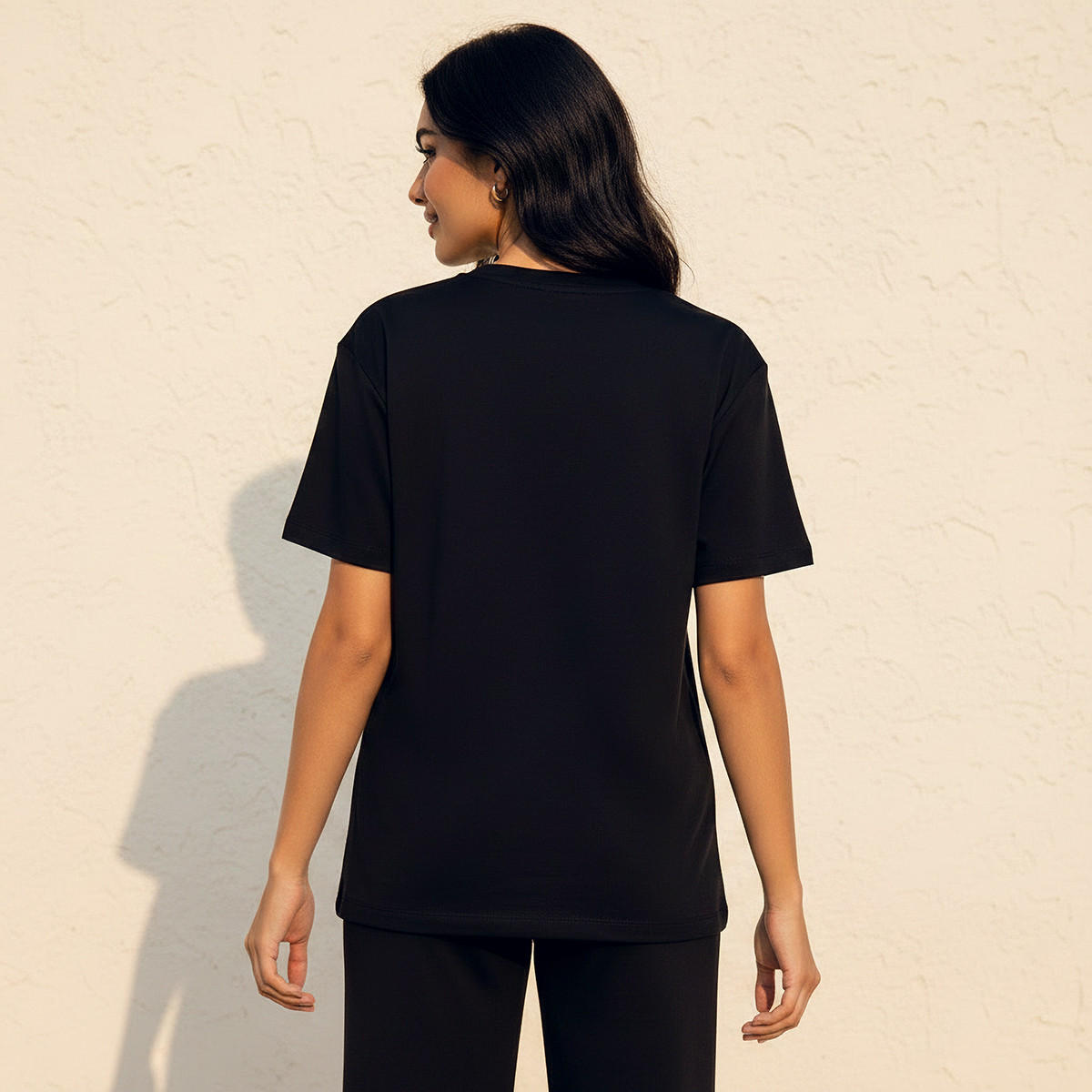 Loose Fit T-shirt with Kuromi Print-women-clothing-tshirts-image-4