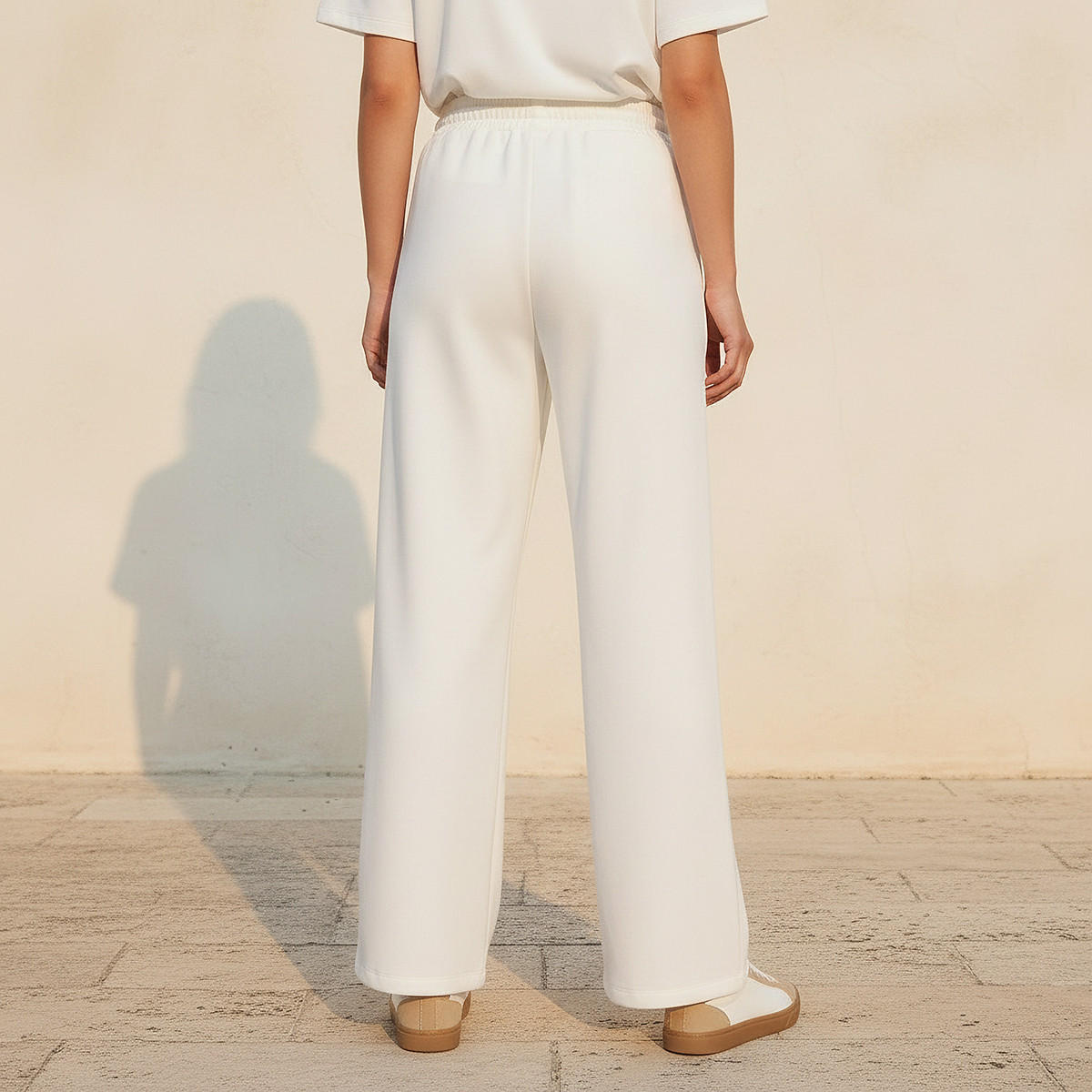 Stitch Mid-Rise Cotton Track Pants Drawstring Closure-women-clothing-bottoms-joggers-image-4