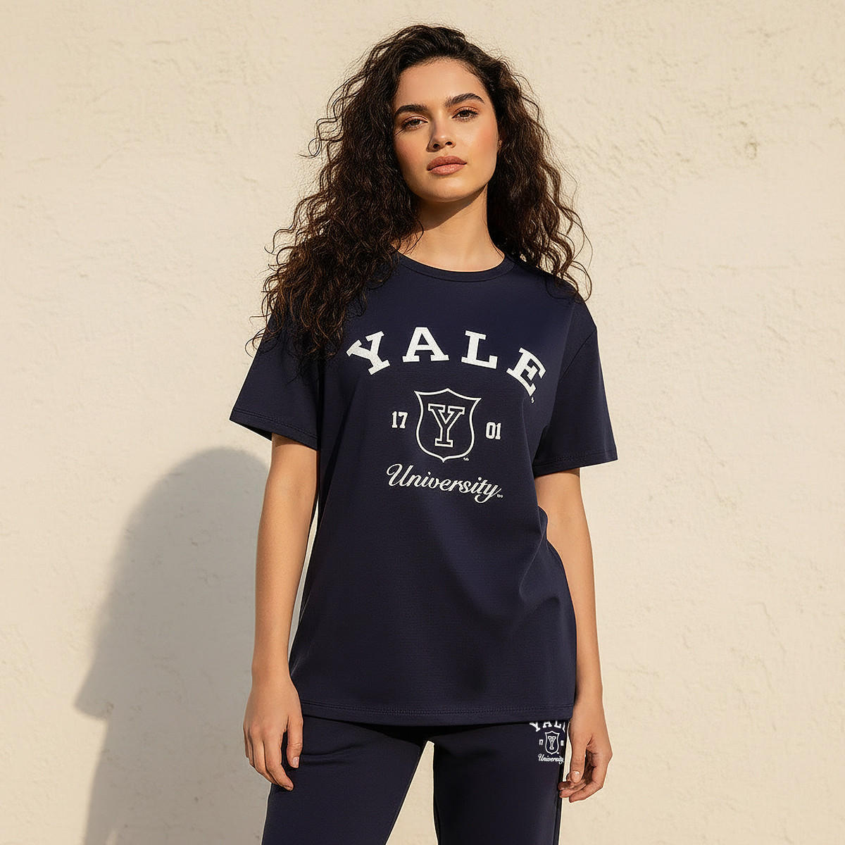 Yale University Relaxed Fit T-shirt-women-clothing-tshirts-image-1