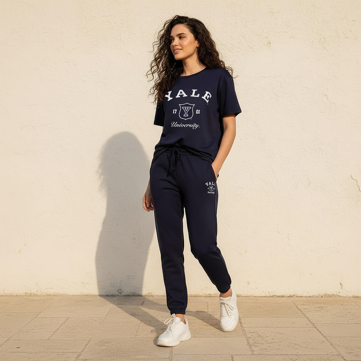 Yale University Relaxed Fit T-shirt-women-clothing-tshirts-image-3
