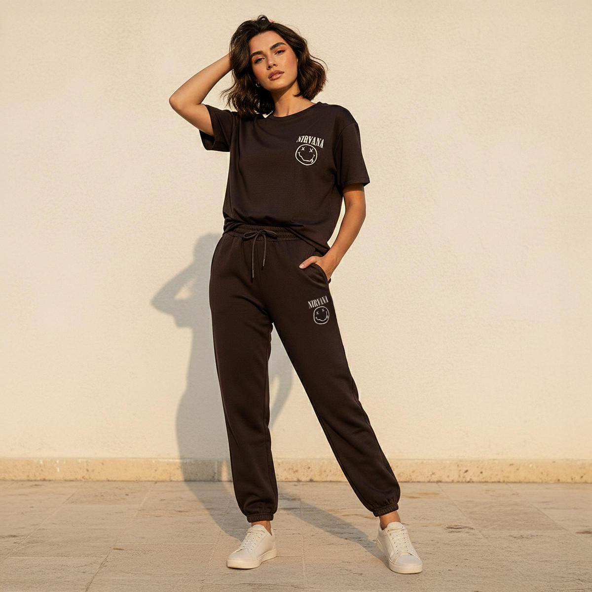 Nirvana Mid-Rise Joggers Drawstring Closure-women-clothing-bottoms-joggers-image-3