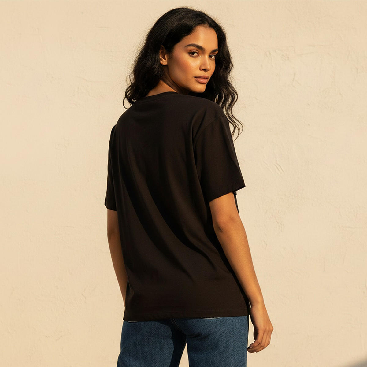 Mickey Mouse Boxy Fit Cotton T-shirt-women-clothing-tshirts-image-4